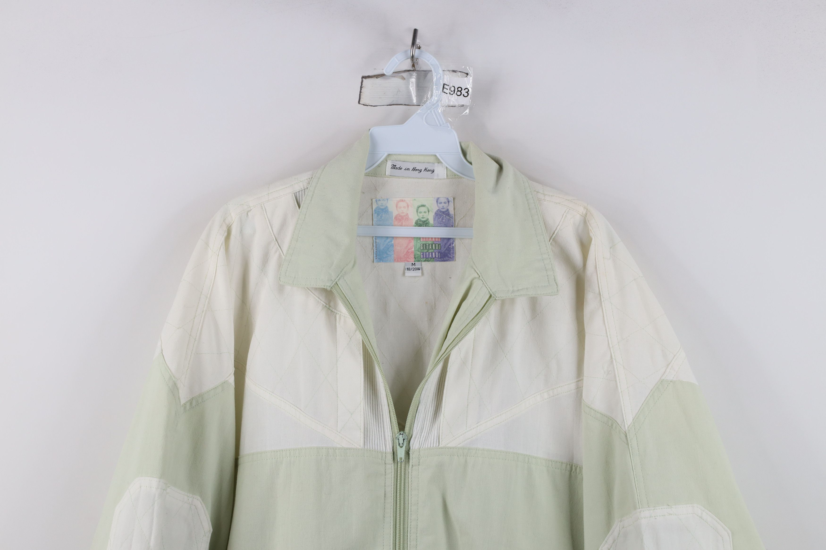 Vintage Vintage 90s Streetwear Baggy Big Pocket Jacket Green Size 3XL / US 20-22 - 2 Thumbnail