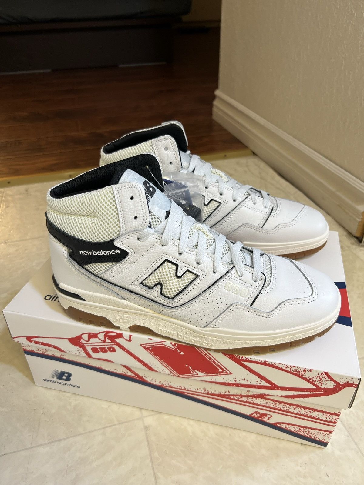 Aime Leon Dore × New Balance New Balance x Aime Leon Dore 650R White Black Size 11 Size US 11 / EU 44 - 3 Thumbnail