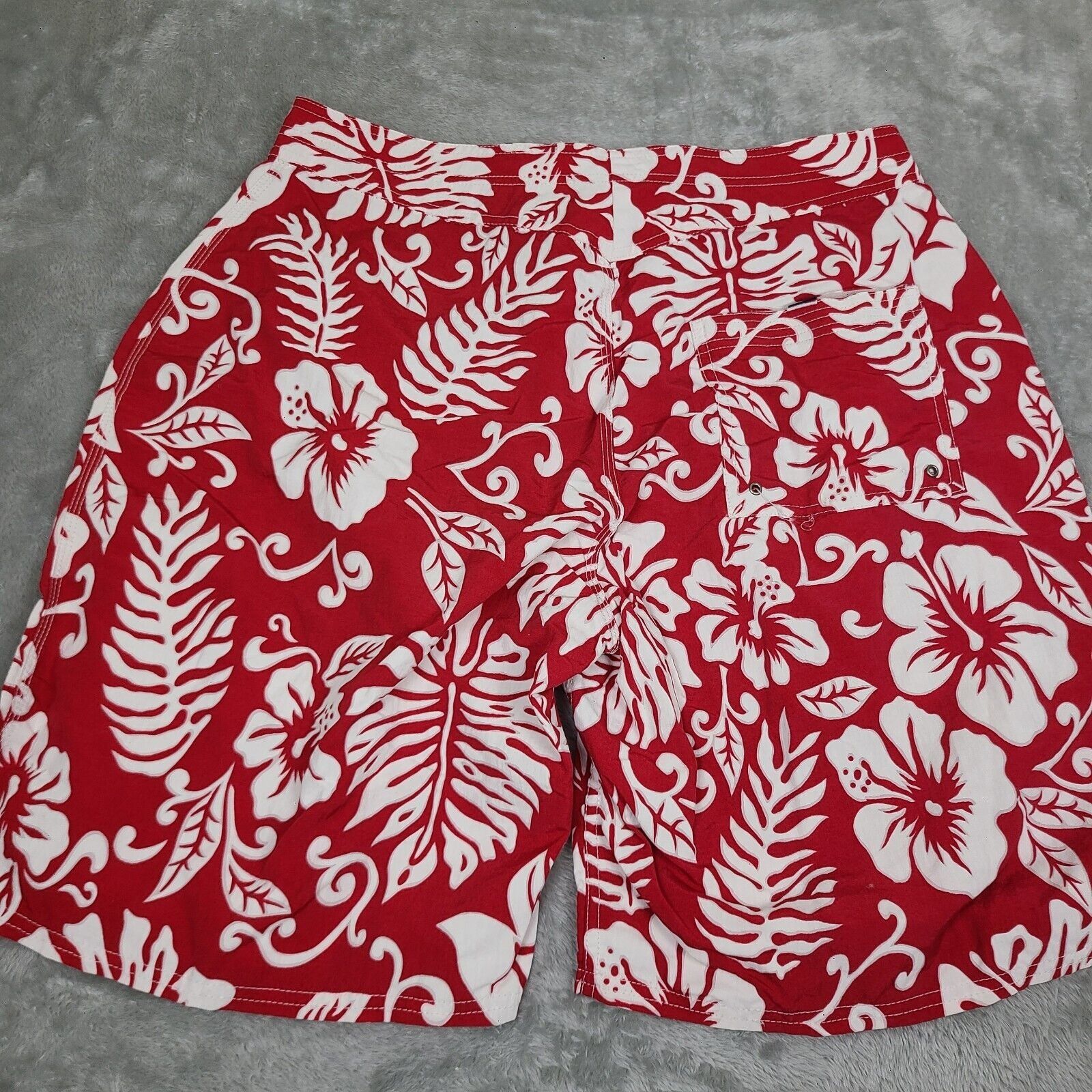 Ocean Pacific Vintage OP Ocean Pacafic Men's Board Shorts Sz 36 Red Floral Size US 36 / EU 52 - 8 Thumbnail