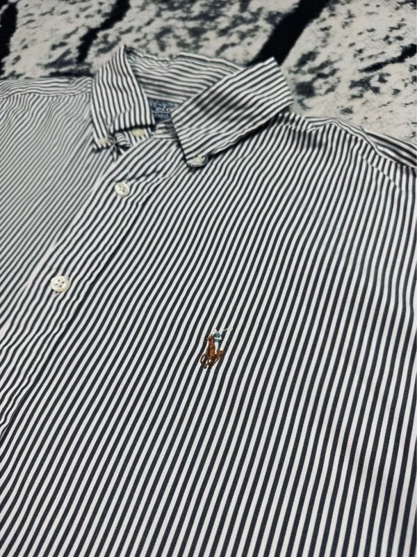 Ralph Lauren Polo Ralph Lauren Striped Shirt White Gray XL Size US XL / EU 56 / 4 - 4 Thumbnail