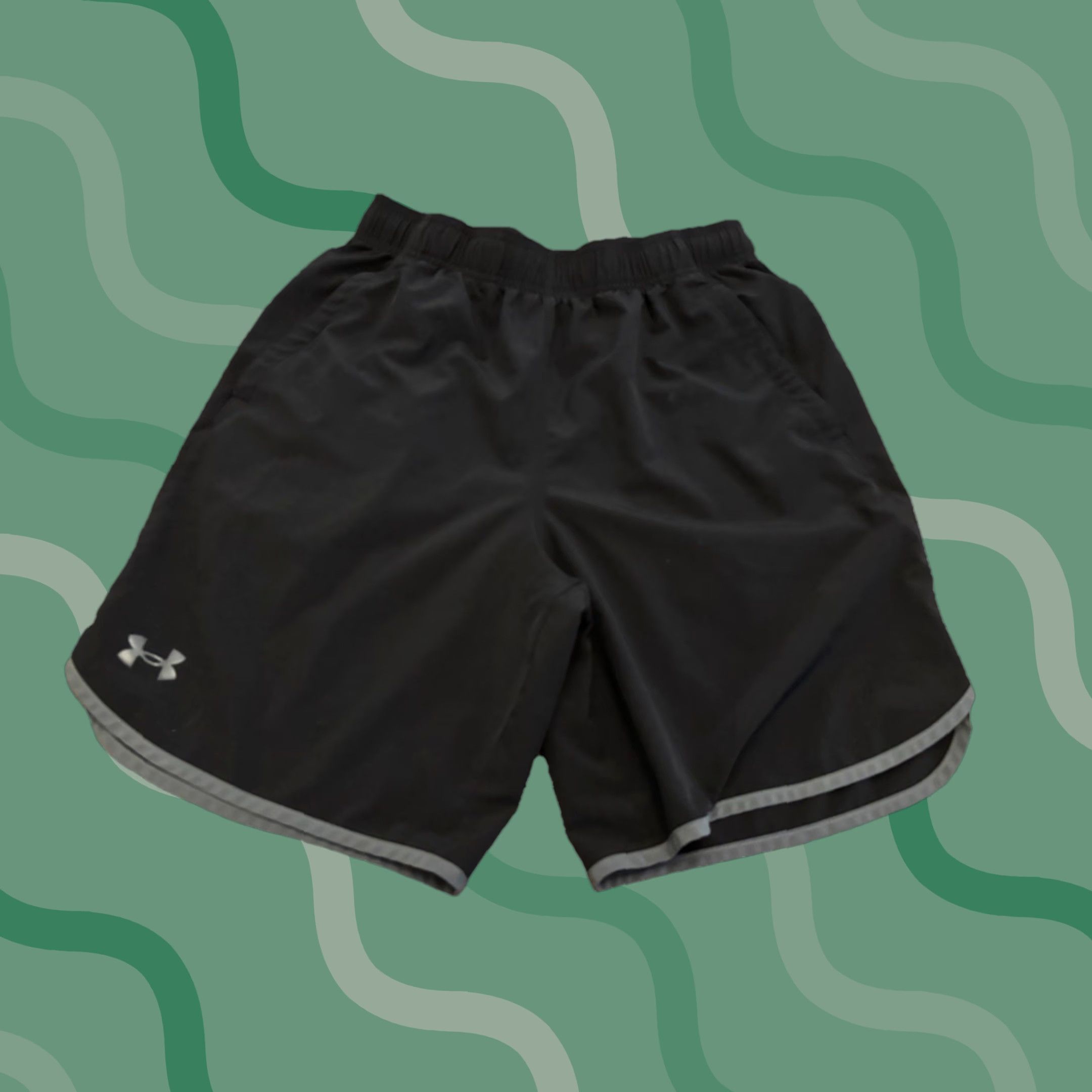 Under Armour Under Armour Shorts Mens Lightweight Athletic Running Gym M Pockets Drawstring Elastic Waist Blue Outdoor Sports Mens Size US 31 - 1 Thumbnail