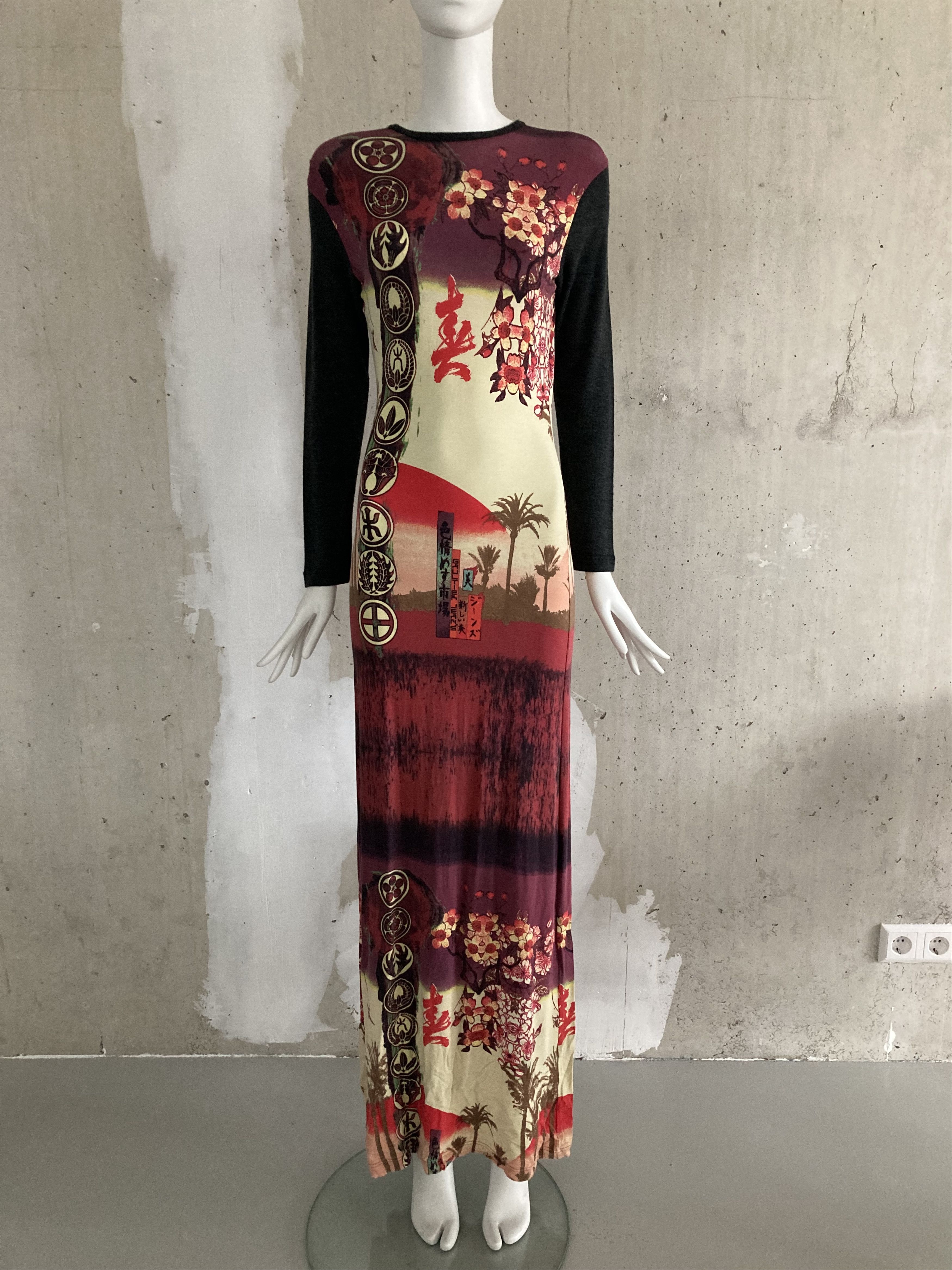 Archive Oriental Print Dress