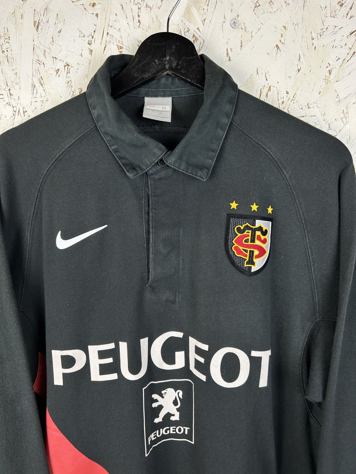 Nike 00s Nike Stade Tolousain 2002/03 Rugby Union Shirt Jersey Size US XL / EU 56 / 4 - 2 Thumbnail