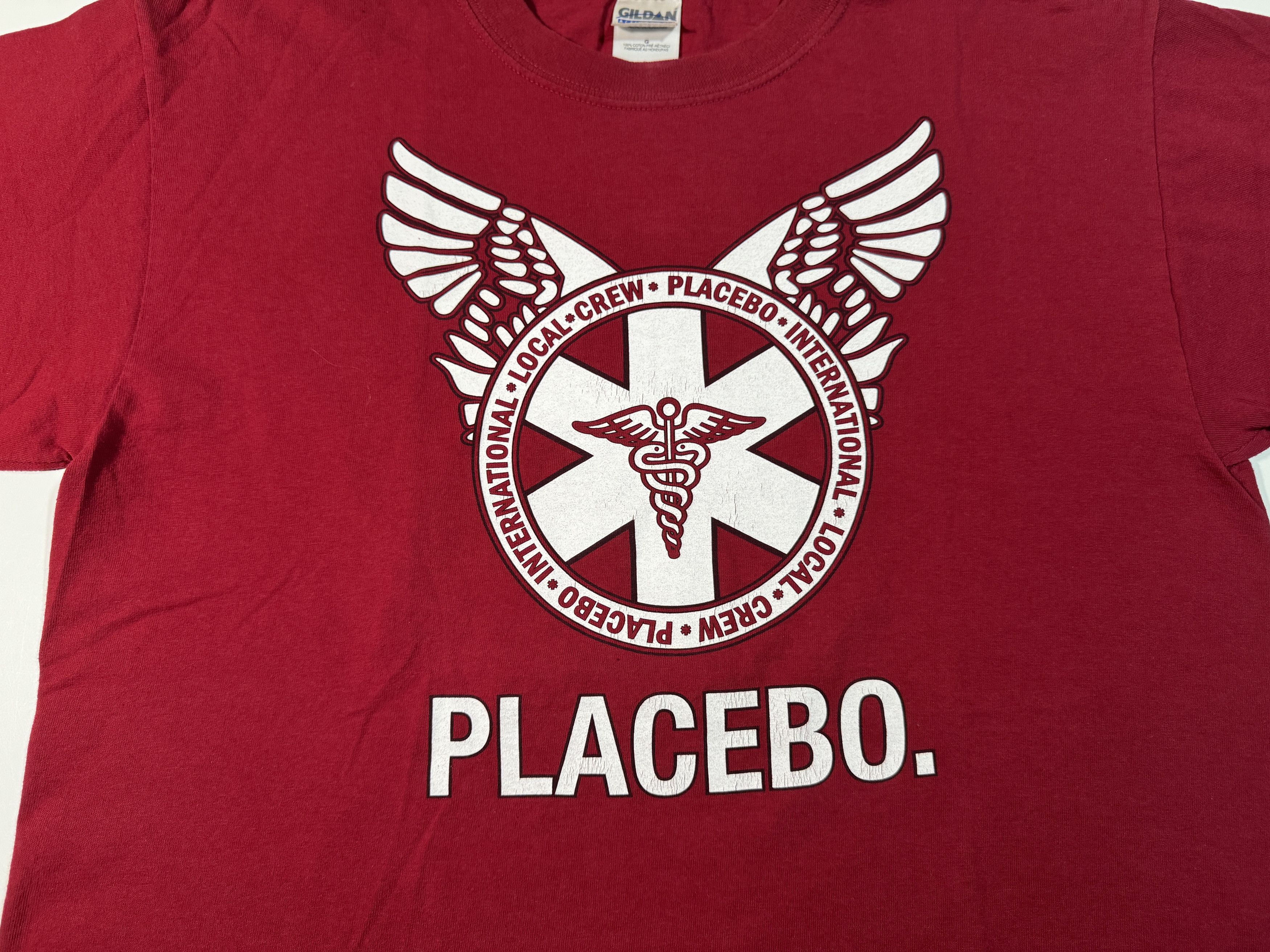 Band Tees Vintage 00s Placebo T-shirt Y2k Alternative Rock Band Size US L / EU 52-54 / 3 - 3 Thumbnail