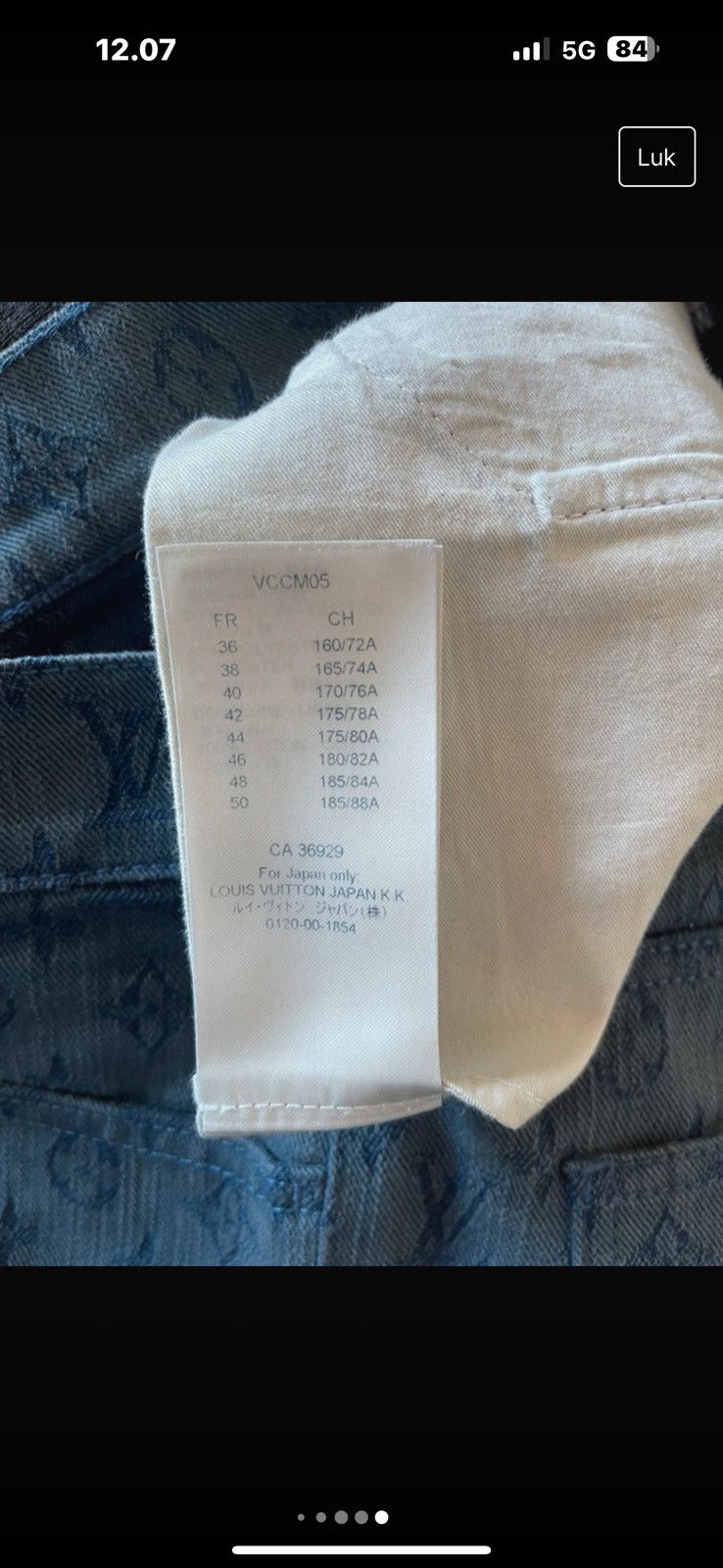 Louis Vuitton Louis Vuitton Jeans Size US 32 / EU 48 - 7 Thumbnail