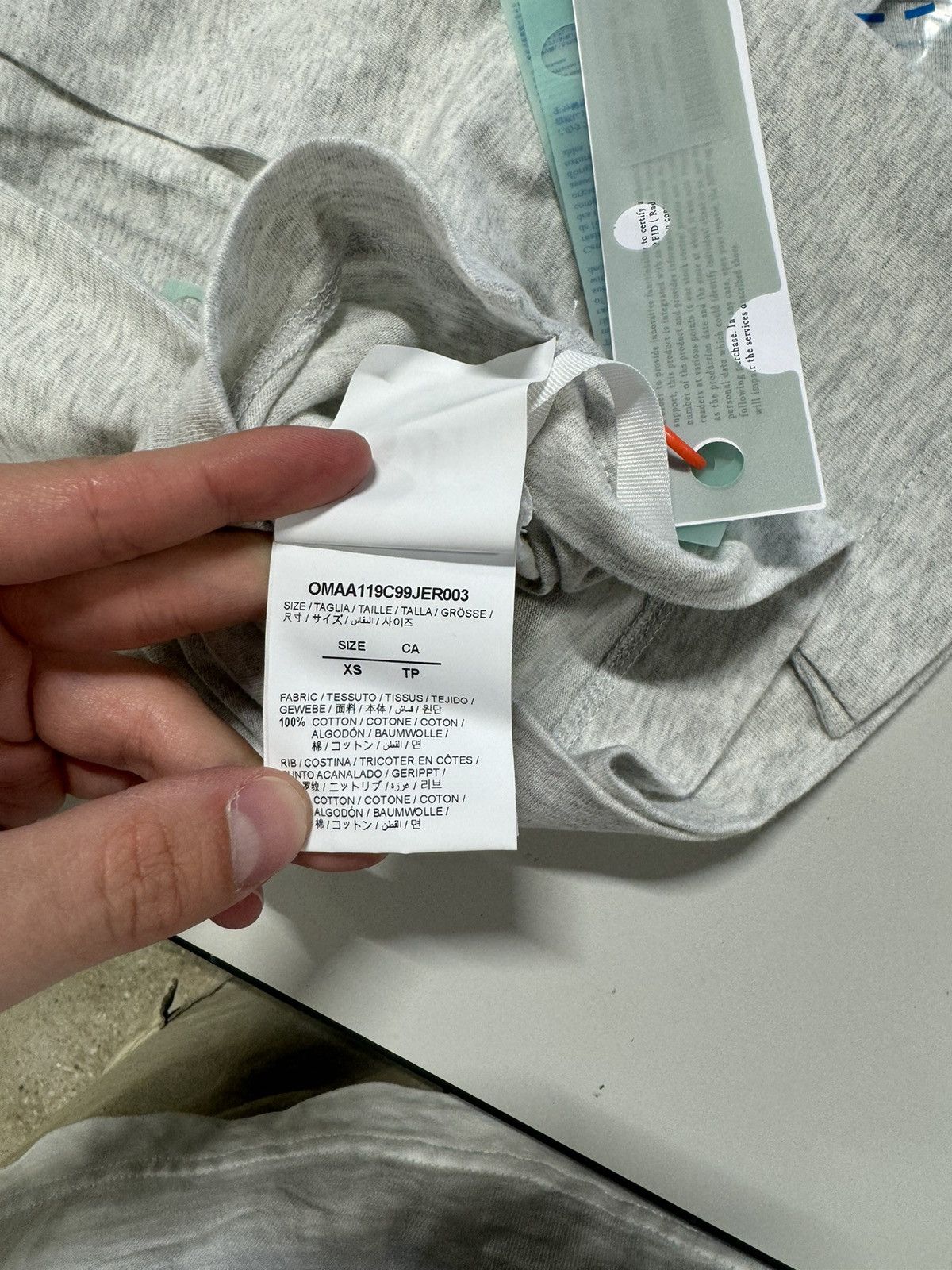 Off-White Off-White Big Logo T-Shirt NEW 500$ Size US S / EU 44-46 / 1 - 5 Thumbnail