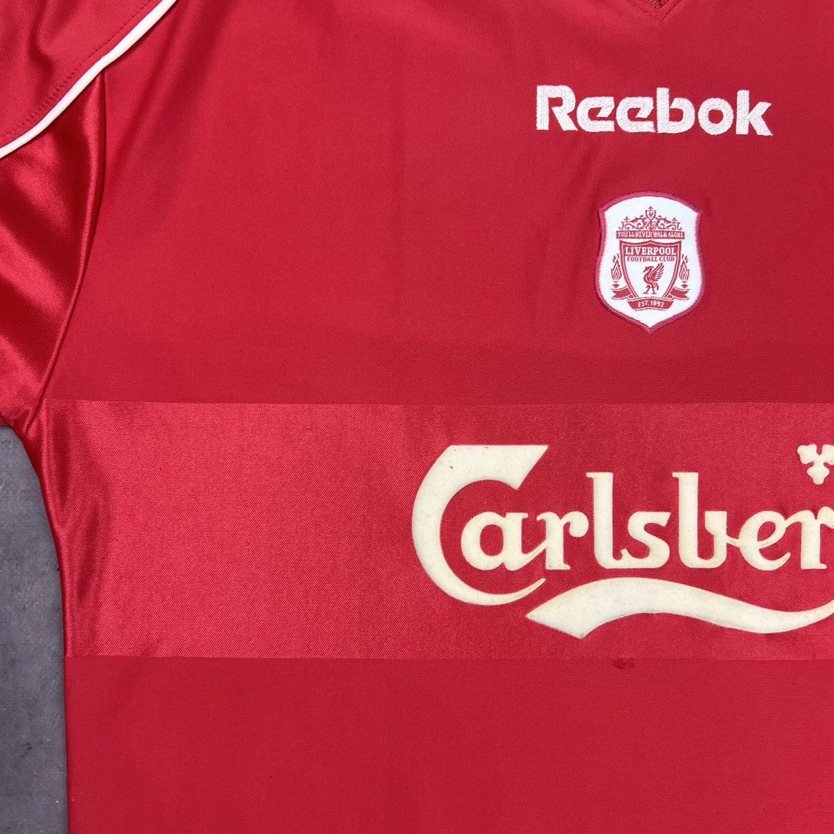Reebok Rare! Liverpool Reebok 00s Vintage Jersey Shirt Size US M / EU 48-50 / 2 - 10 Thumbnail