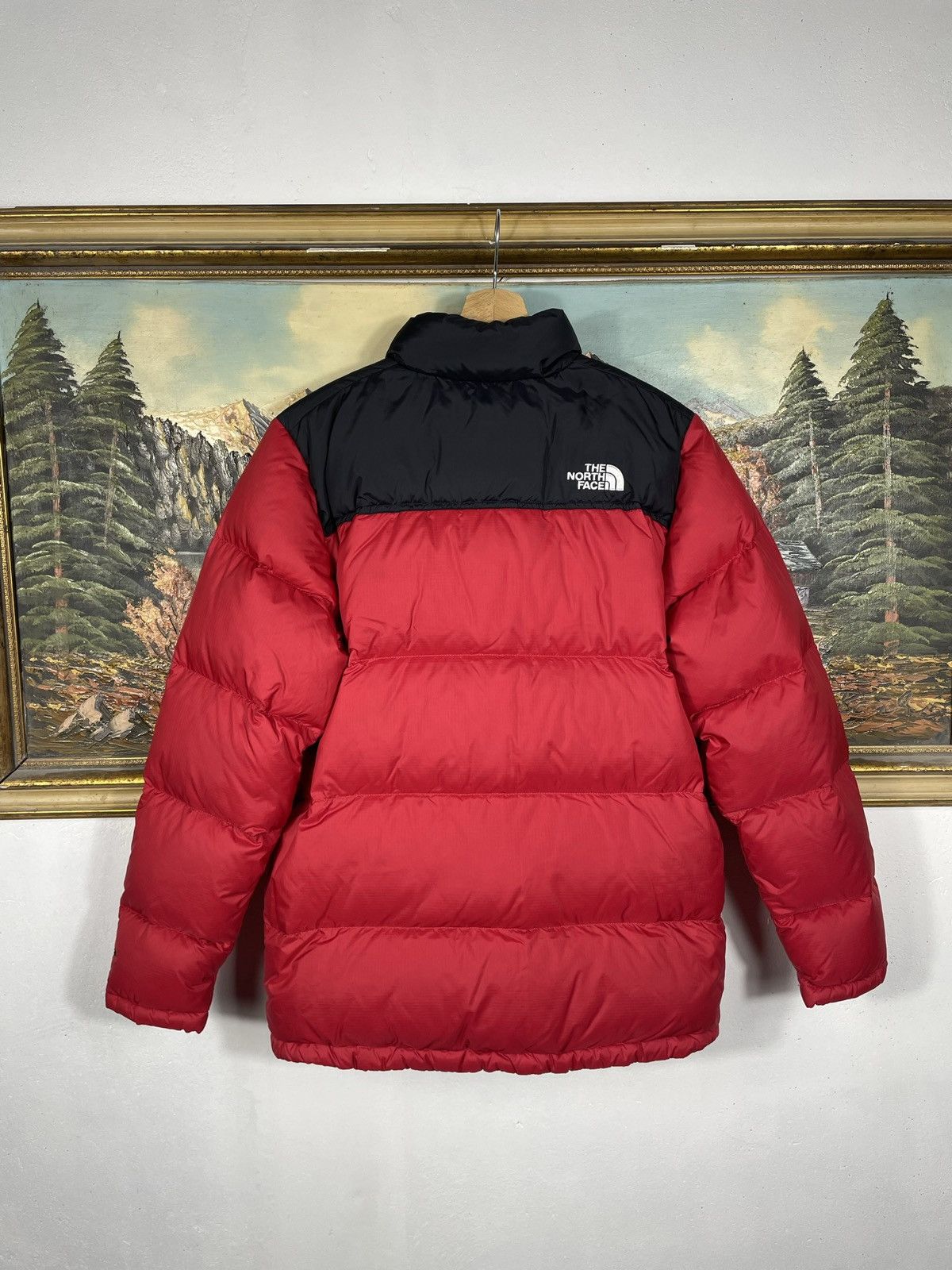 The North Face × Vintage Red TNF Jacket Travis Scott Kylie Jenner Vibe Warm Winter Size US S / EU 44-46 / 1 - 4 Thumbnail