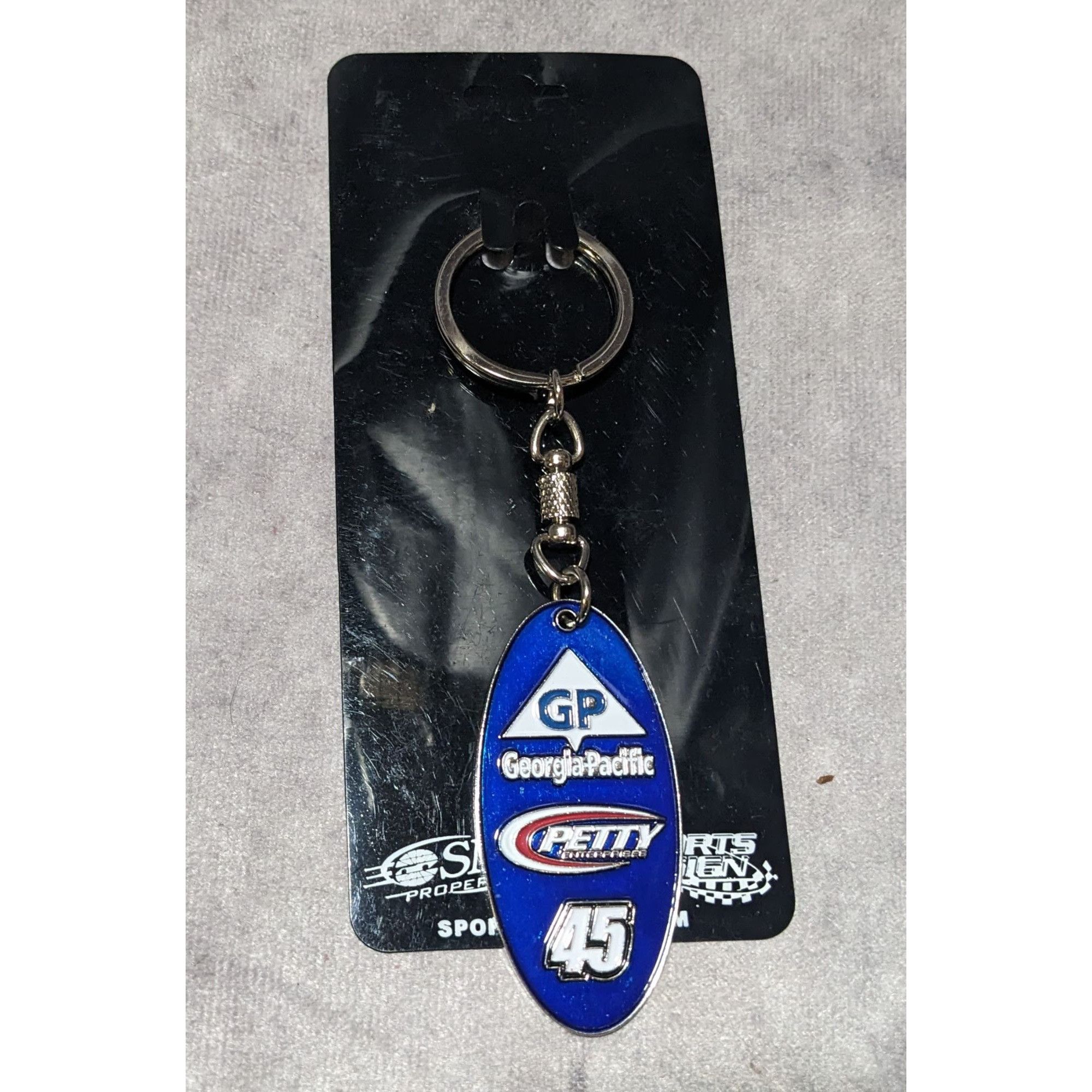 NASCAR Kyle Petty Georgia Pacific 45 Nascar Keychain Size ONE SIZE - 4 Thumbnail