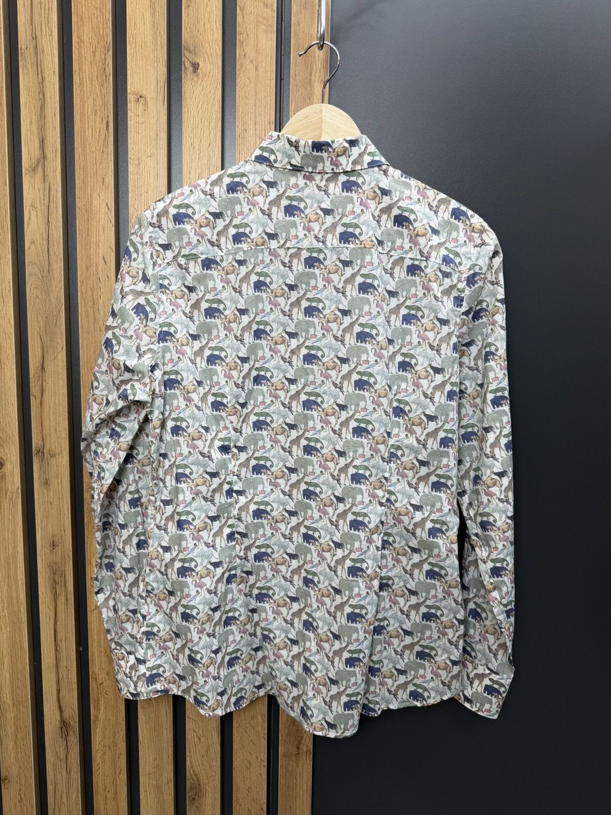 Other Stenstroms Animal Print Button Up Shirt Safari Cotton Size US S / EU 44-46 / 1 - 7 Thumbnail