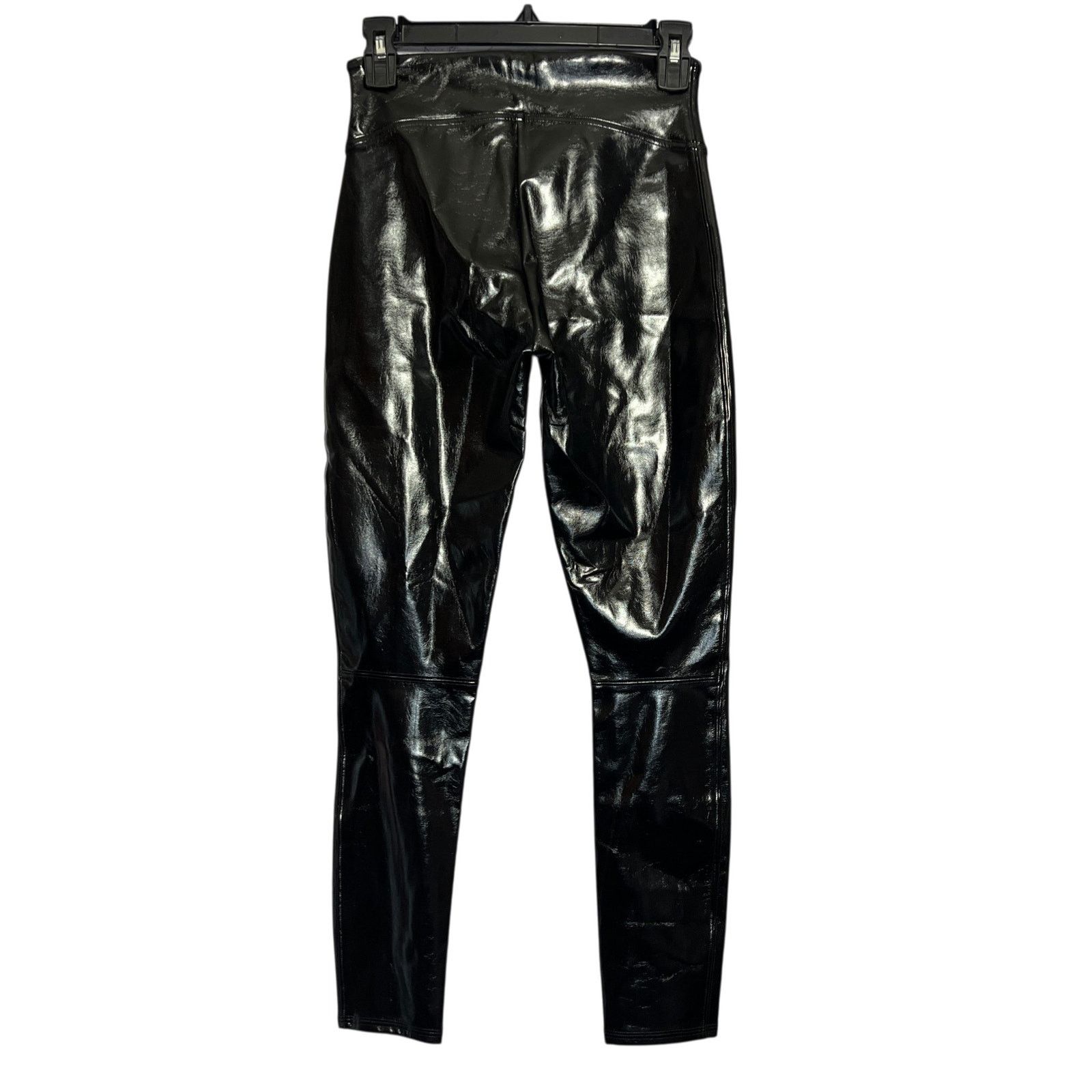 Spanx SPANX Faux Patent Leather Leggings Black Shiny Size S Size 27" / US 4 / IT 40 - 2 Thumbnail