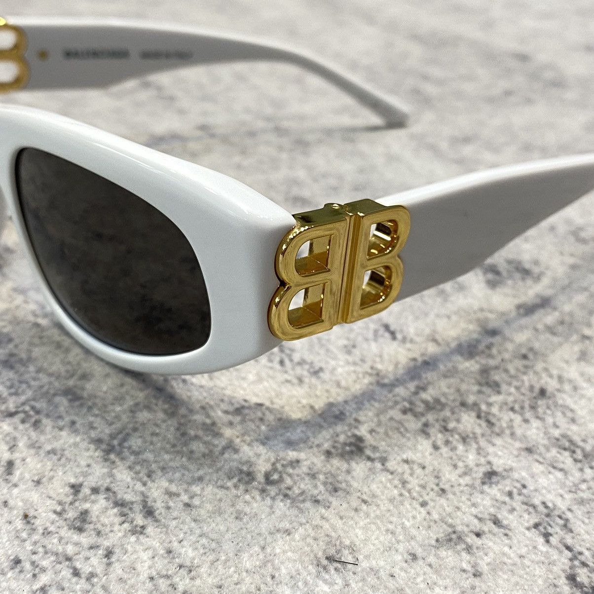 Balenciaga BALENCIAGA Dynasty D-Frame Sunglasses WHITE Size ONE SIZE - 2 Thumbnail