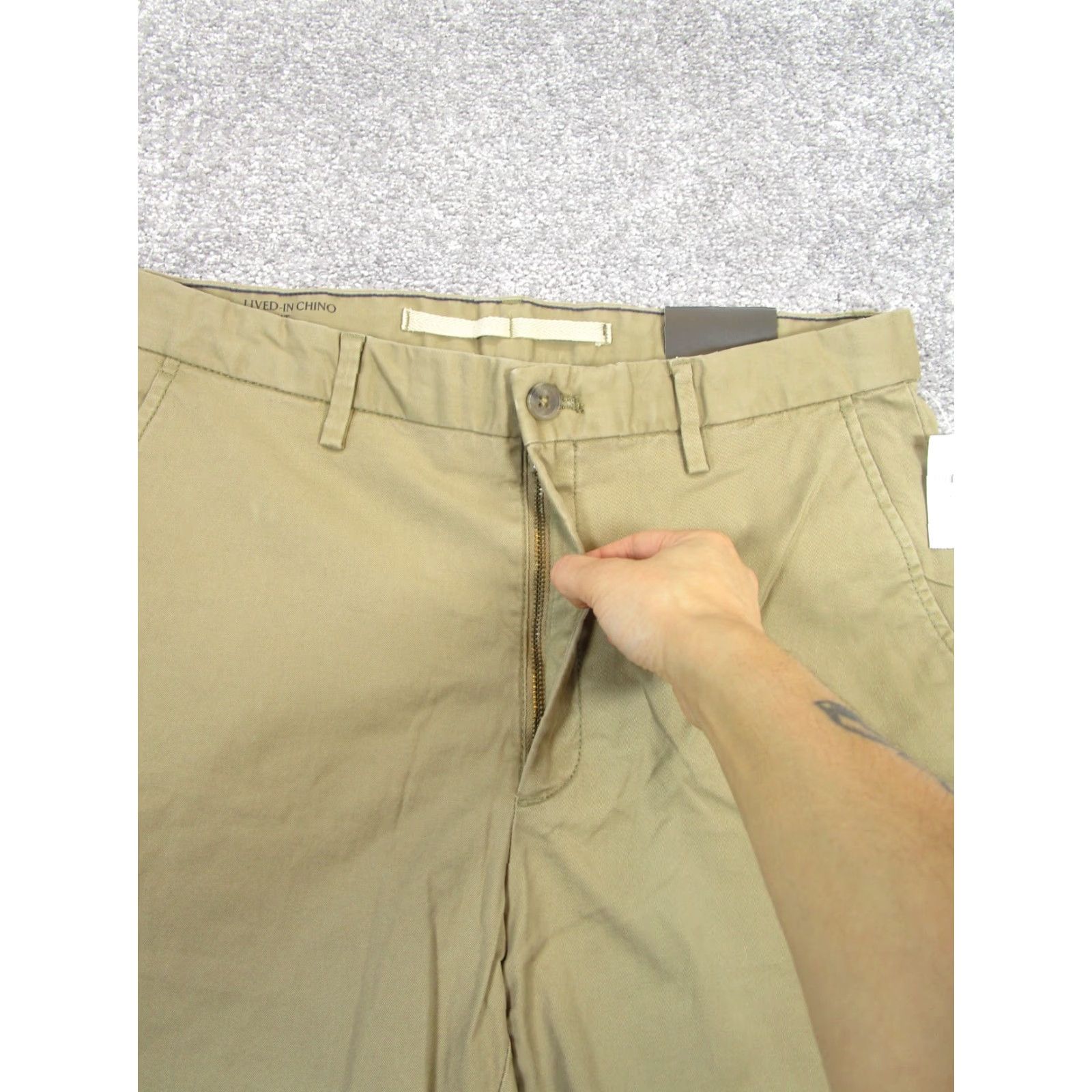 Banana Republic VINTAGE Banana Republic Pants Mens 32 Lived In Chino Khaki Tan Slim Fit 32x31 NEW Size US 32 / EU 48 - 4 Thumbnail