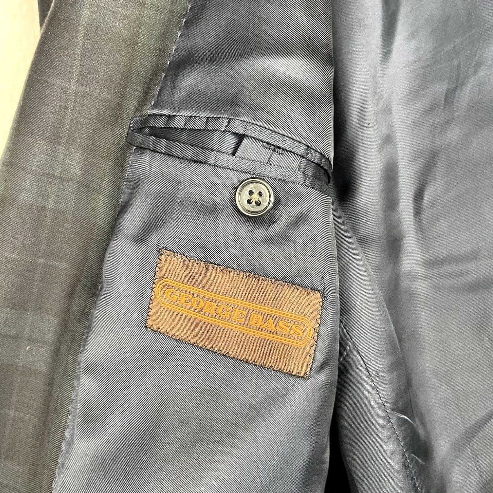 Loro Piana George Bass Jacket Mens 44 Loro Piana Wool Blazer 44R Black Watch Tartan Plaid Green Navy Size 44R - 6 Thumbnail