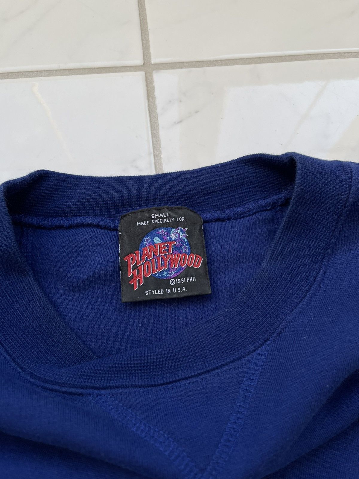 Planet Hollywood × Vintage Vintage Y2K Planet Hollywood 1991’s Sweatshirt Size US M / EU 48-50 / 2 - 4 Thumbnail