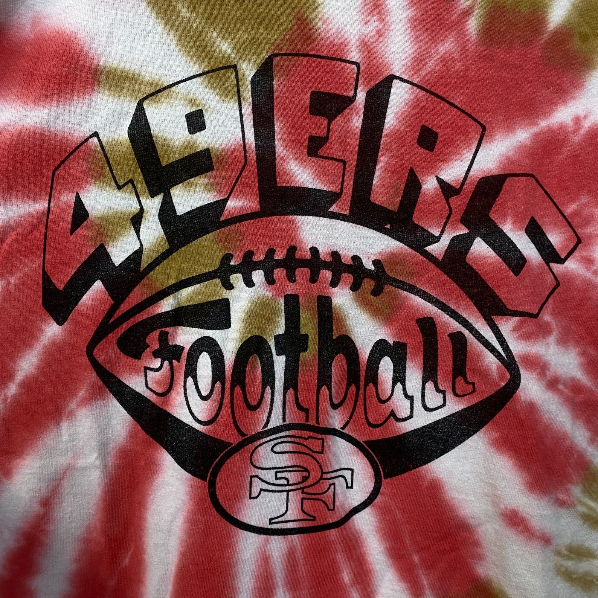 Junk Food San Francisco 49ers Football Tie-Dye T-Shirt Medium Size US M / EU 48-50 / 2 - 2 Thumbnail