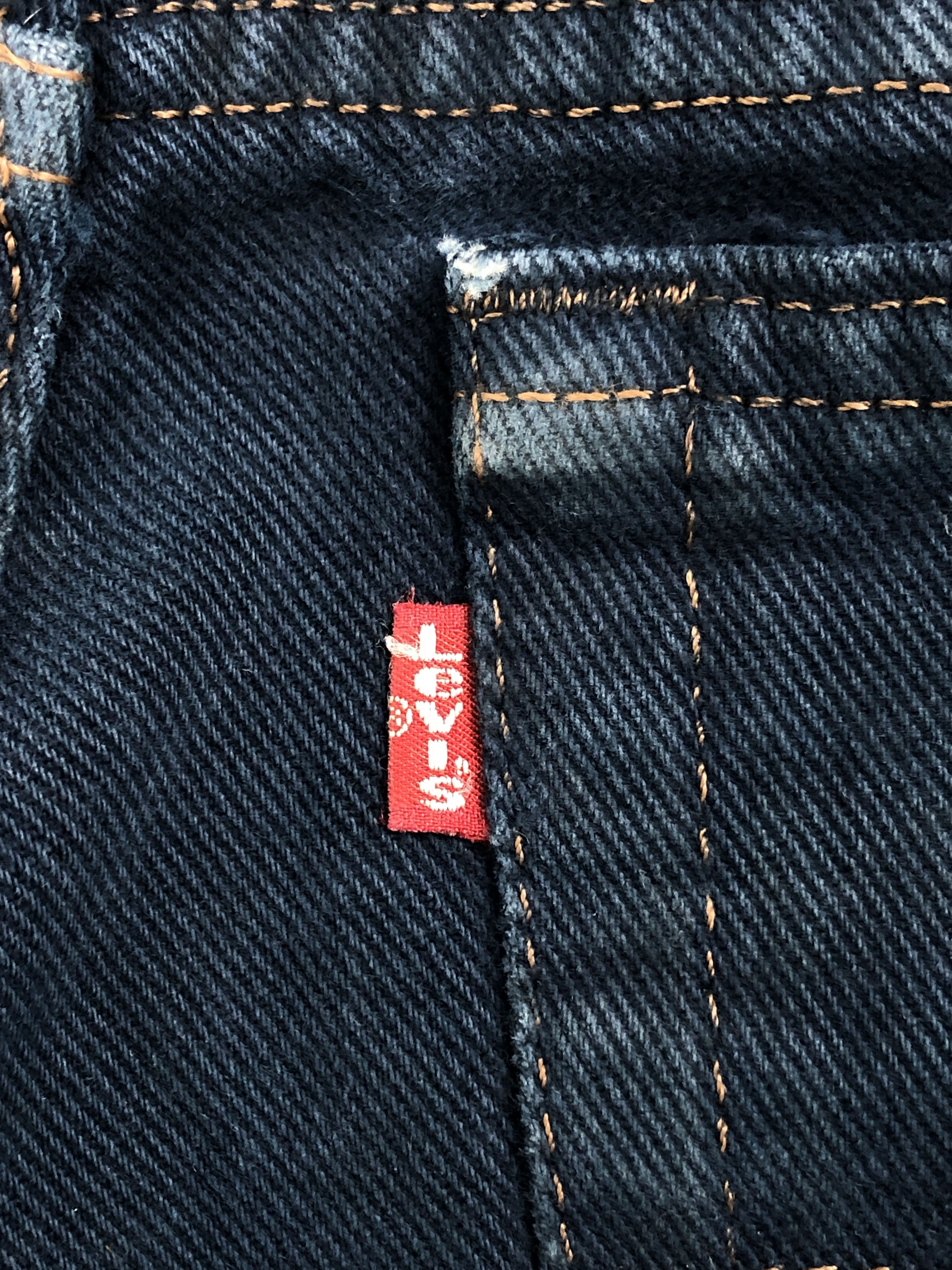 Levi's Vintage 90s Levis 550 Dark Blue Jeans DP2536 Size US 32 / EU 48 - 5 Thumbnail