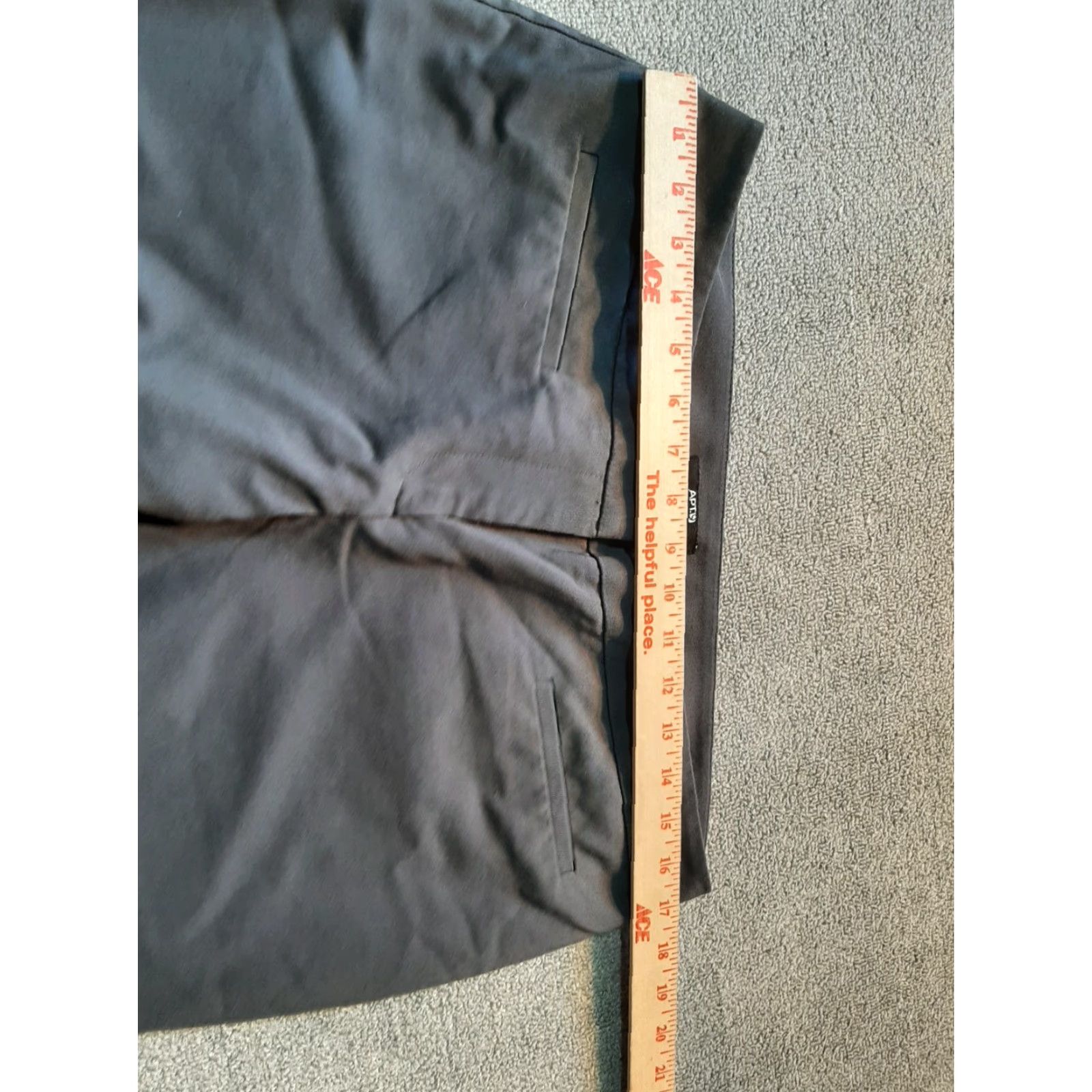 Apt. 9 Apt 9 Womens Pants Size 10 Gray Dress Pants Cotton Blend Classic Solid Business Regular Mens? Womens? Size 32" / US 10 / IT 46 - 3 Thumbnail