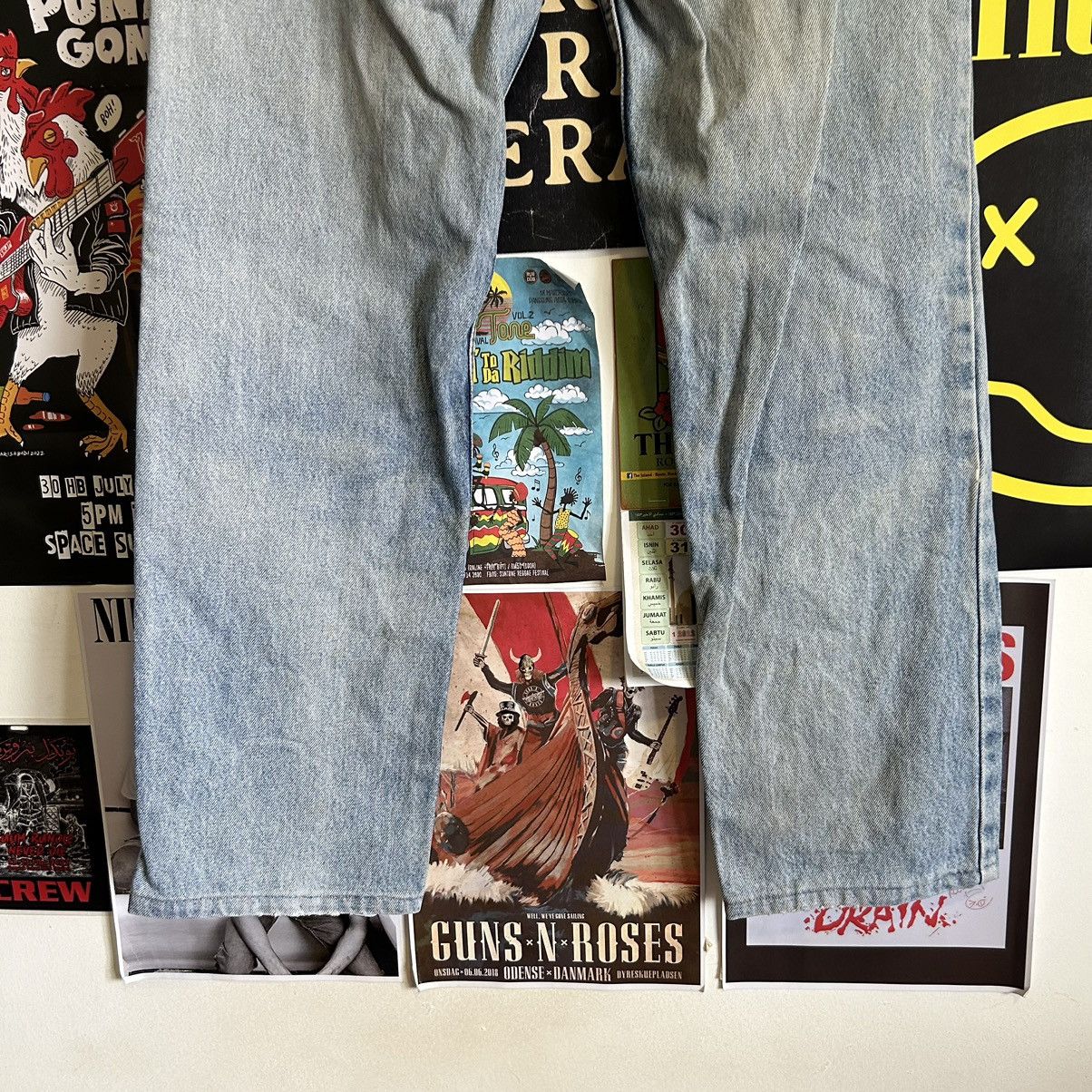 Levi's Vintage Levi’s Blue Wash Denim Size US 28 / EU 44 - 8 Thumbnail
