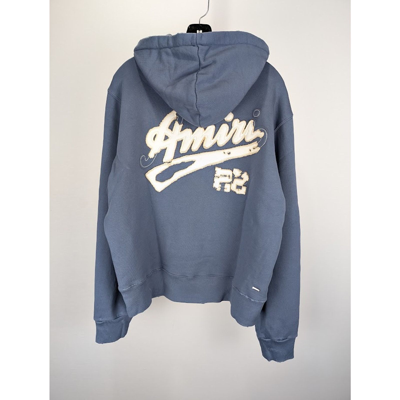 Amiri o1rshd1 Q: 5 / Amiri 22 Hoodie in Bluefin Size US S / EU 44-46 / 1 - 11 Thumbnail
