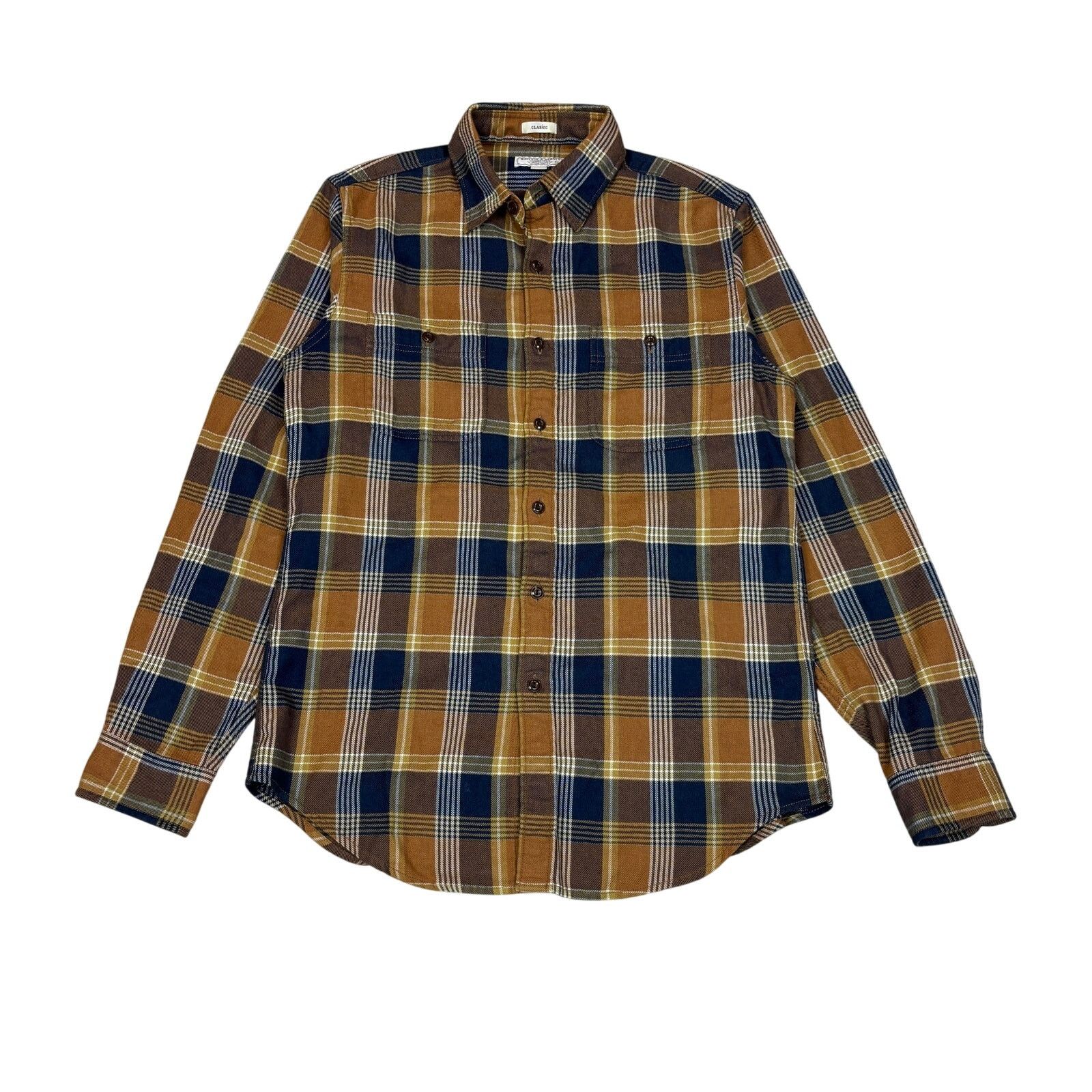 J.Crew × Wallace & Barnes Wallace & Barnes Classic Midweight Flannel Button Up Men's S Size US S / EU 44-46 / 1 - 1 Thumbnail