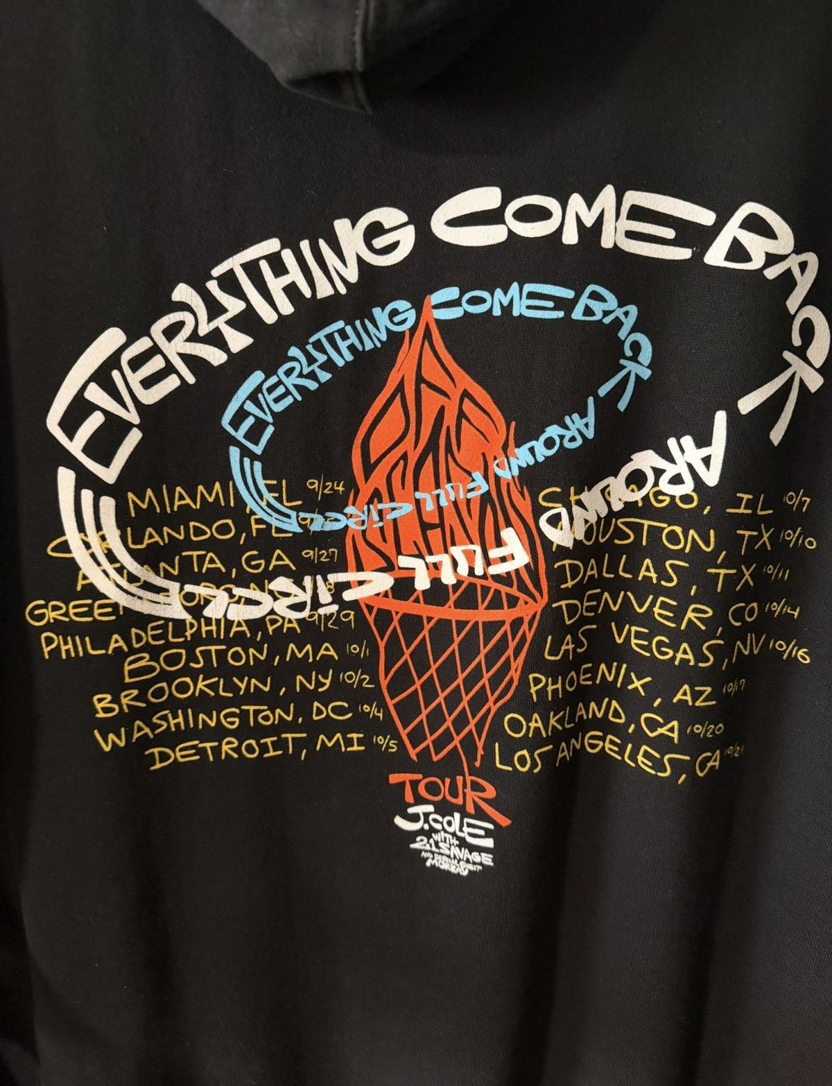 J. Cole Rare 2021 J. Cole The Off Season Hoodie Size 2XL Size US XXL / EU 58 / 5 - 3 Thumbnail