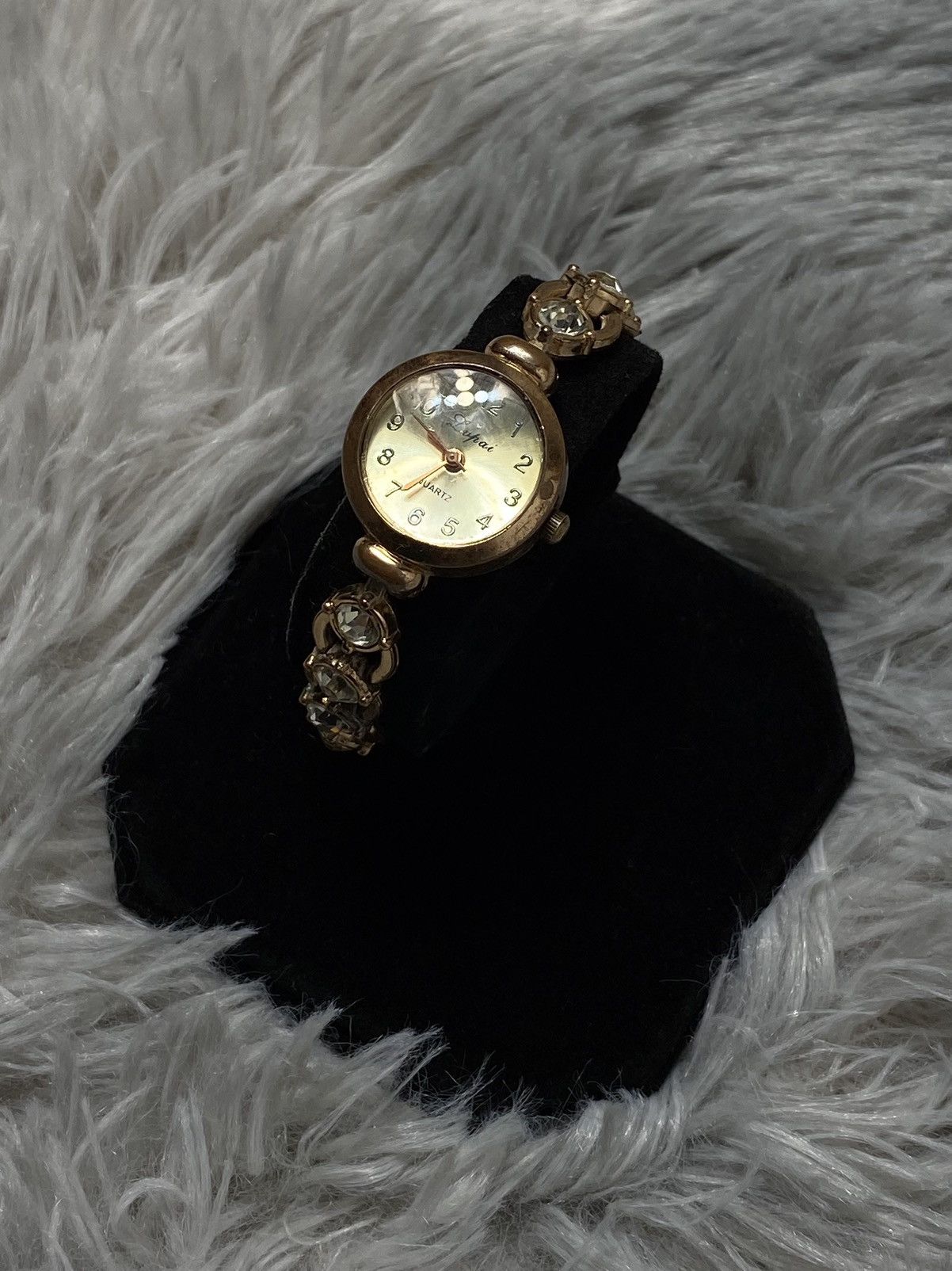 Japanese Brand × Jewelry × Vintage Rare Golden Radiance Bracelet Watch - Japanese Brand Size ONE SIZE - 2 Thumbnail