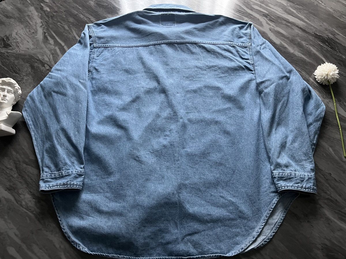 Vintage Quizz Newyork : Embroidered Animal Zoo Denim Shirt Size XXL / US 16-18 / IT 52-54 - 9 Thumbnail