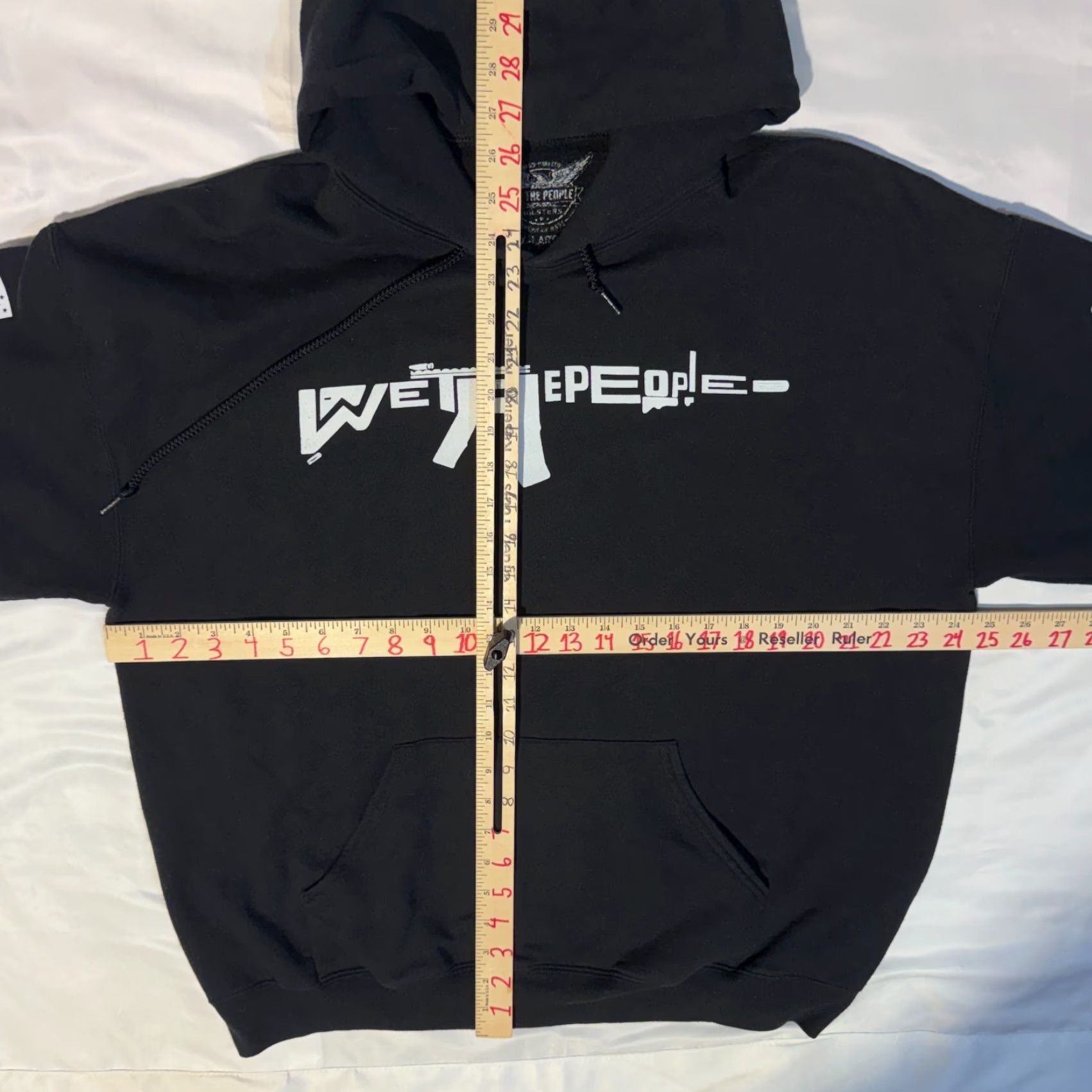 Vintage We The People Holsters Hoodie Mens XL Black USA Flag Sweatshirt Size US XL / EU 56 / 4 - 6 Thumbnail