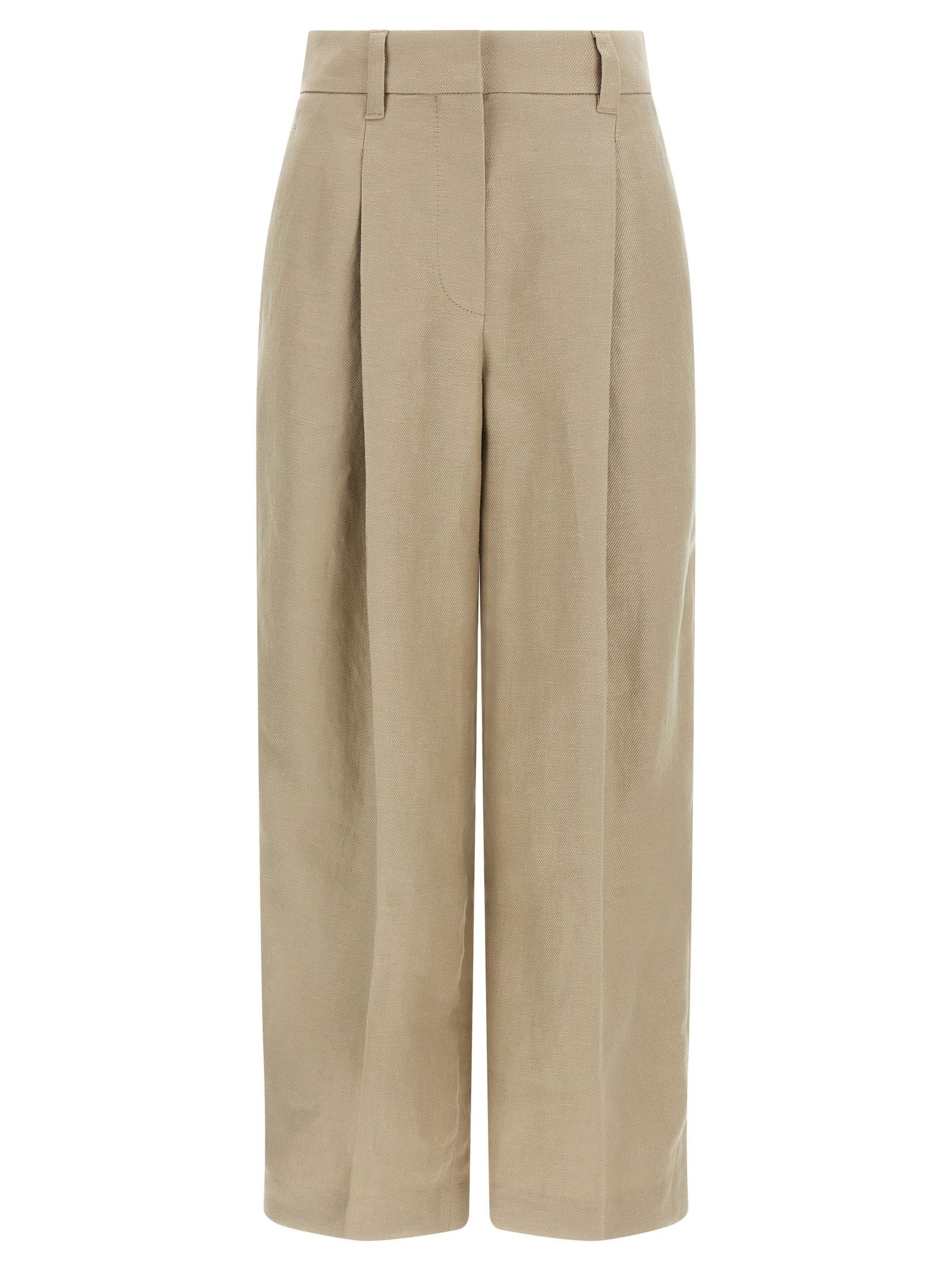 Brunello Cucinelli Linen Trousers Size 28" / US 6 / IT 42 - 1 Thumbnail