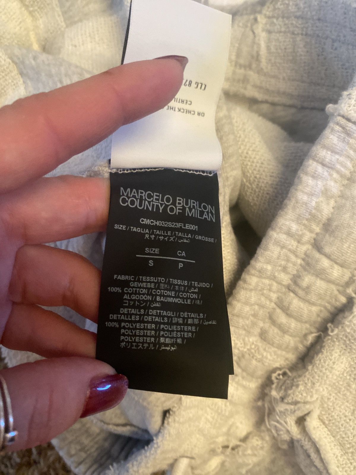 Marcelo Burlon marcelo burlon county of milan CROSS INSIDE OUT SWEATPANTS Size US 30 / EU 46 - 7 Thumbnail