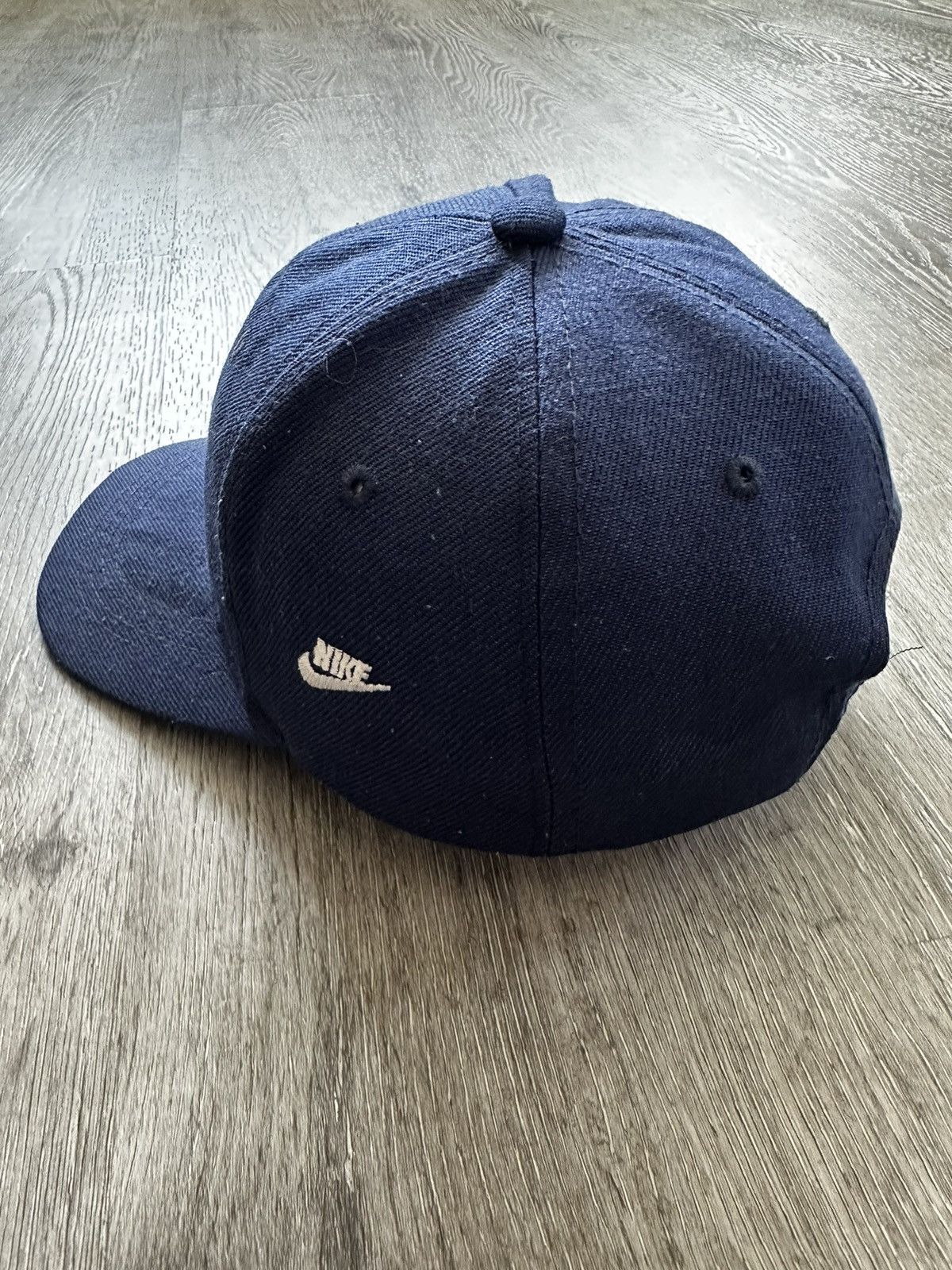 Nike × Vintage Vintage 90s Nike Center Check Hat Size ONE SIZE - 2 Thumbnail
