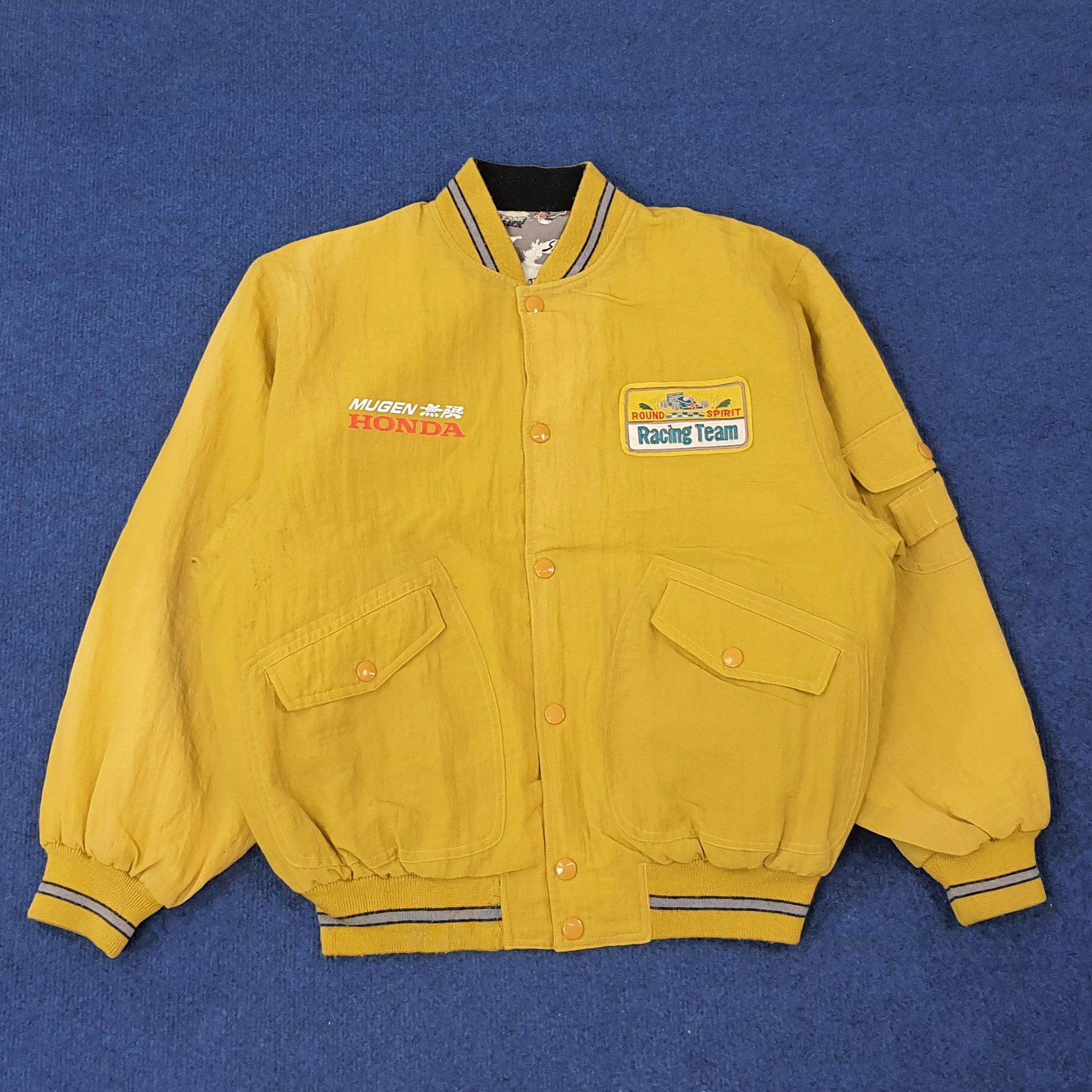Japanese Brand Vintage Motor Cross Reversible Custom Honda Sports C247N6 Size US M / EU 48-50 / 2 - 5 Thumbnail