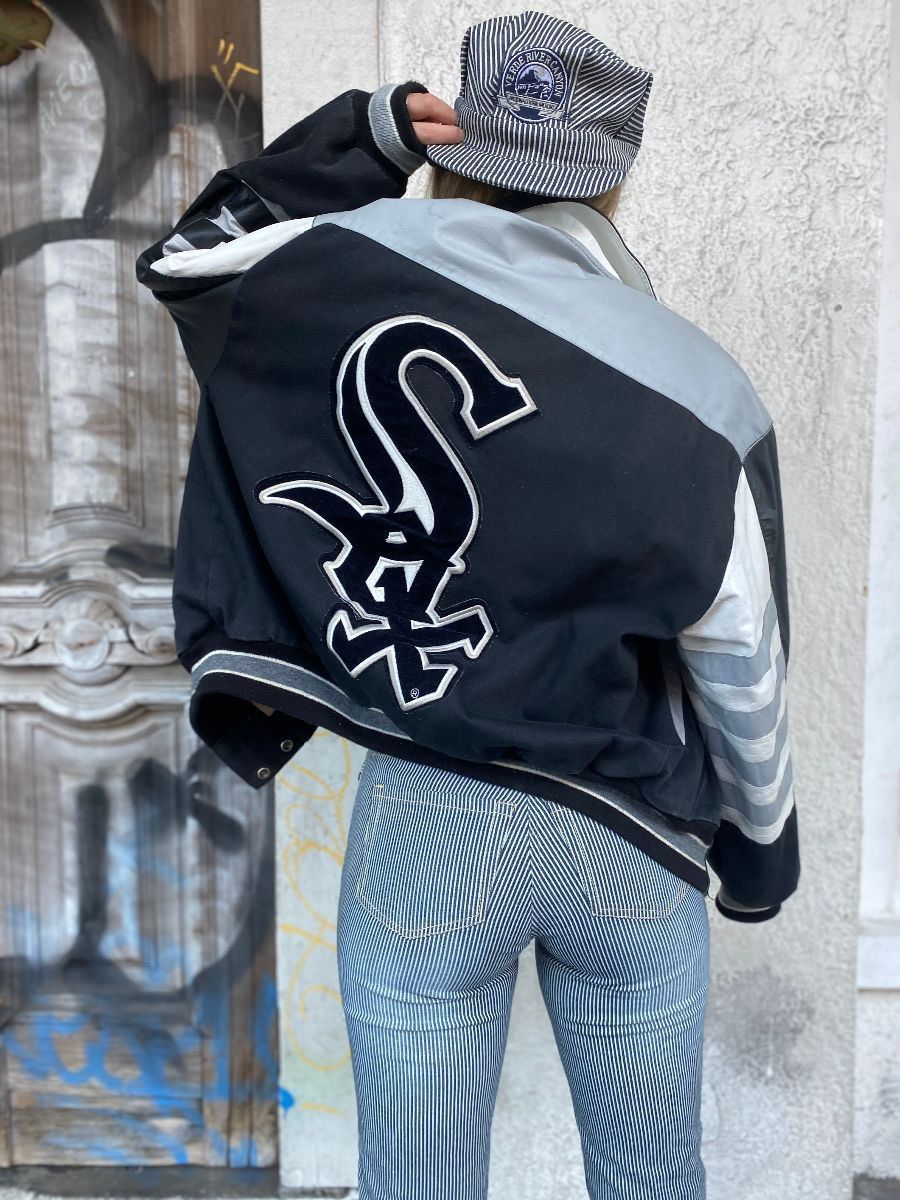 Jeff Hamilton Vtg Jeff Hamilton Chicago White Sox Varsity Leather Jacket Size US S / EU 44-46 / 1 - 1 Thumbnail
