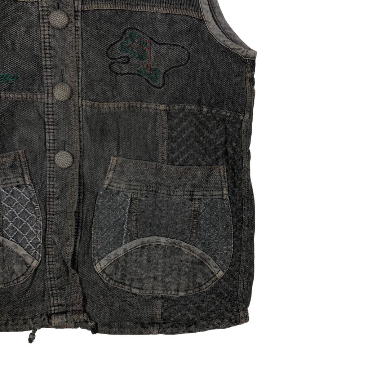 Japanese Brand 🔥90’s Vintage Traditional Design Vest Tank Top Quilted Size US M / EU 48-50 / 2 - 5 Thumbnail