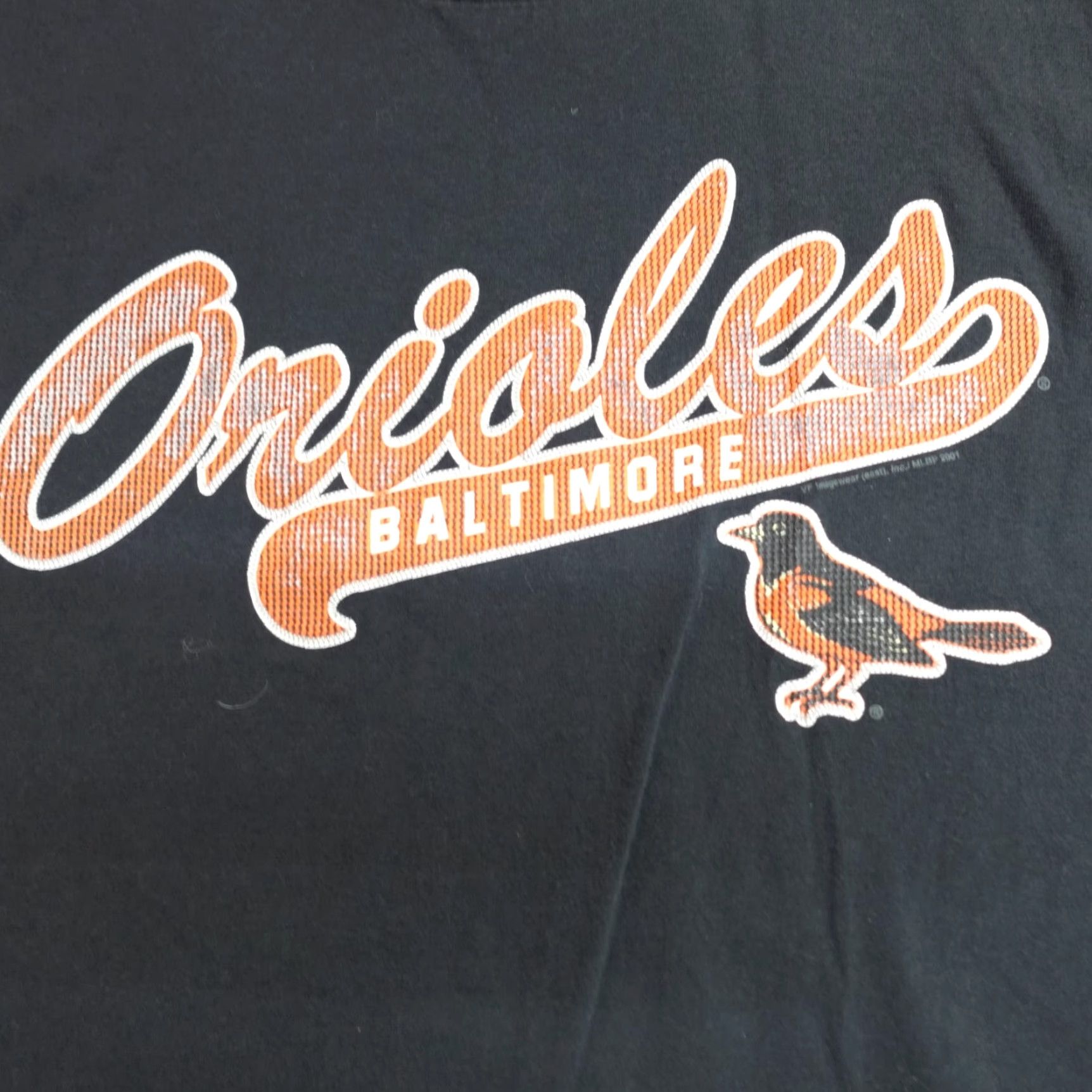 Vintage VINTAGE Baltimore Orioles Shirt Medium Black 2001 Mens M Black Orioles 2001 Shirt Size US M / EU 48-50 / 2 - 2 Thumbnail