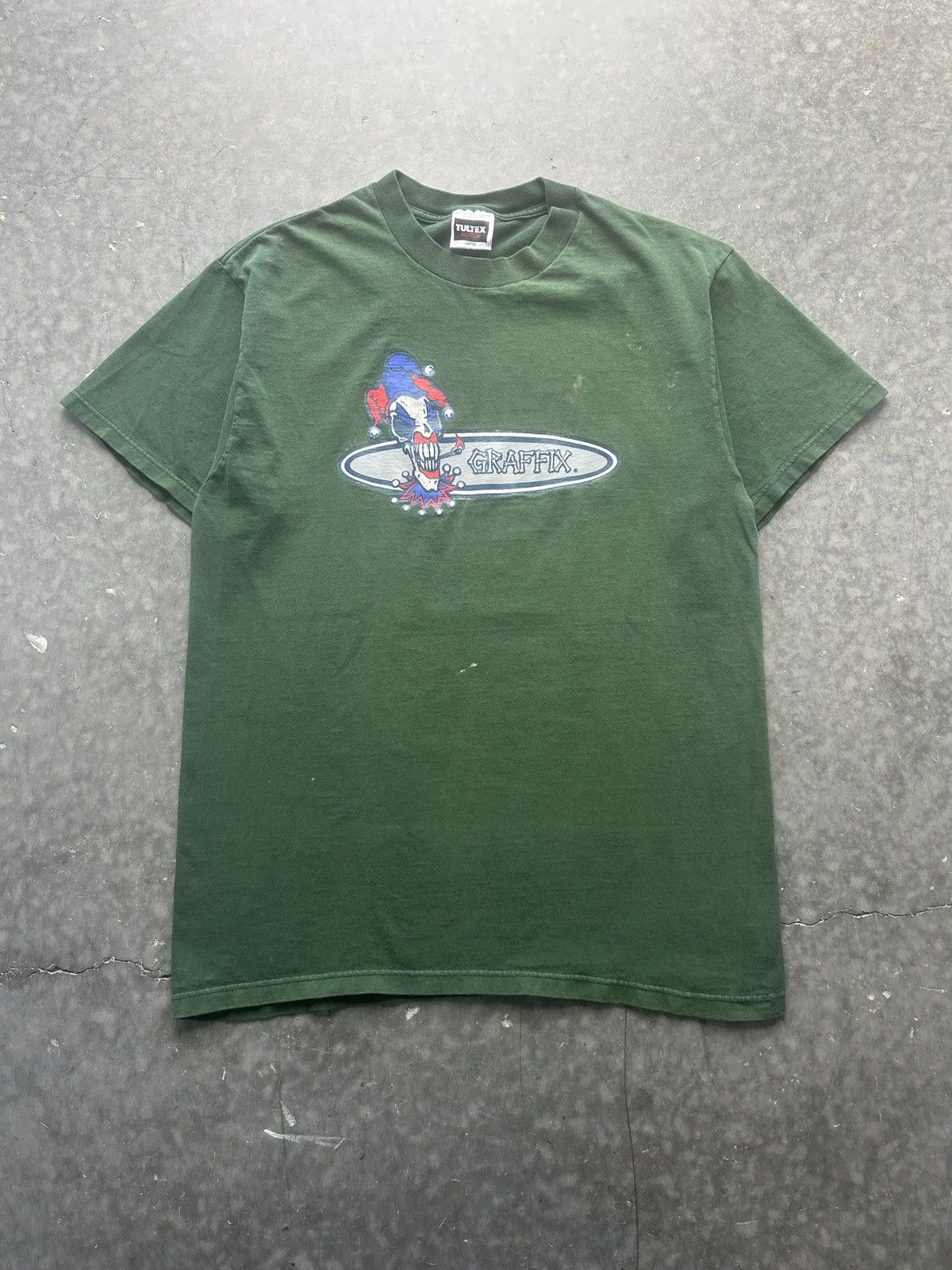 Vintage Vintage 90s Graffix Jester Graphic Tee Size US L / EU 52-54 / 3 - 3 Thumbnail