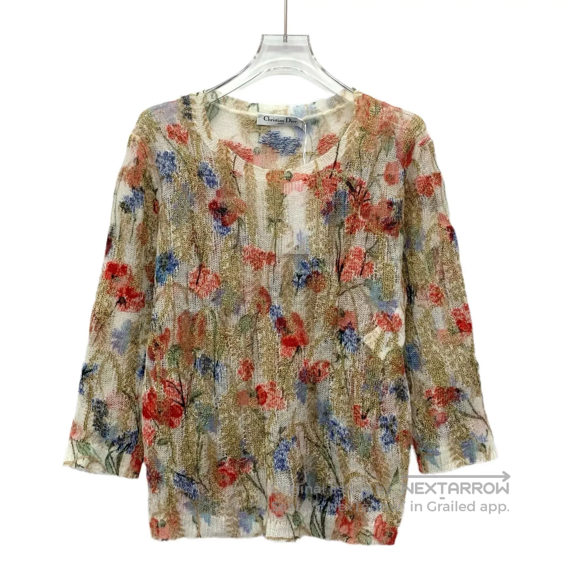 Dior multicolor floral knit sweater by dior. Size US S / EU 44-46 / 1 - 1 Thumbnail