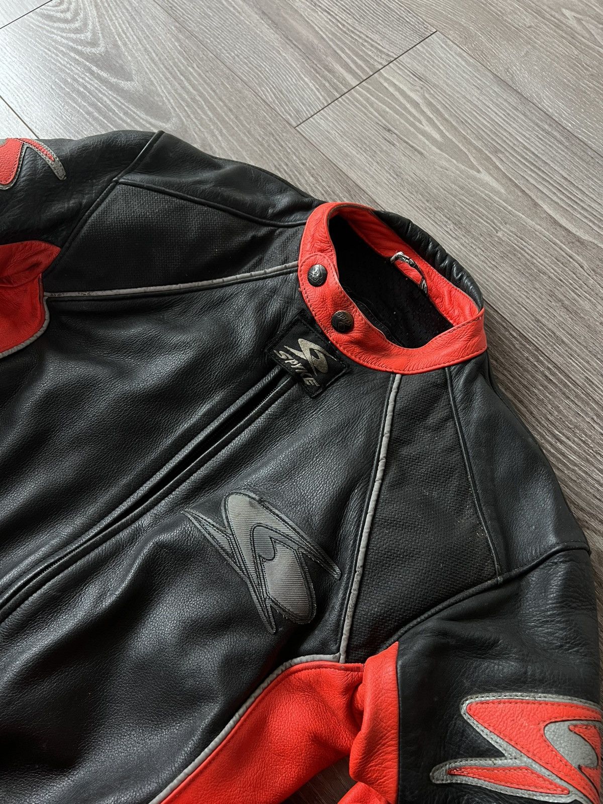 Genuine Leather ‼️Rare Vintage Spyke Racing Made in Italy Leather Save Jacket Size US M / EU 48-50 / 2 - 9 Thumbnail