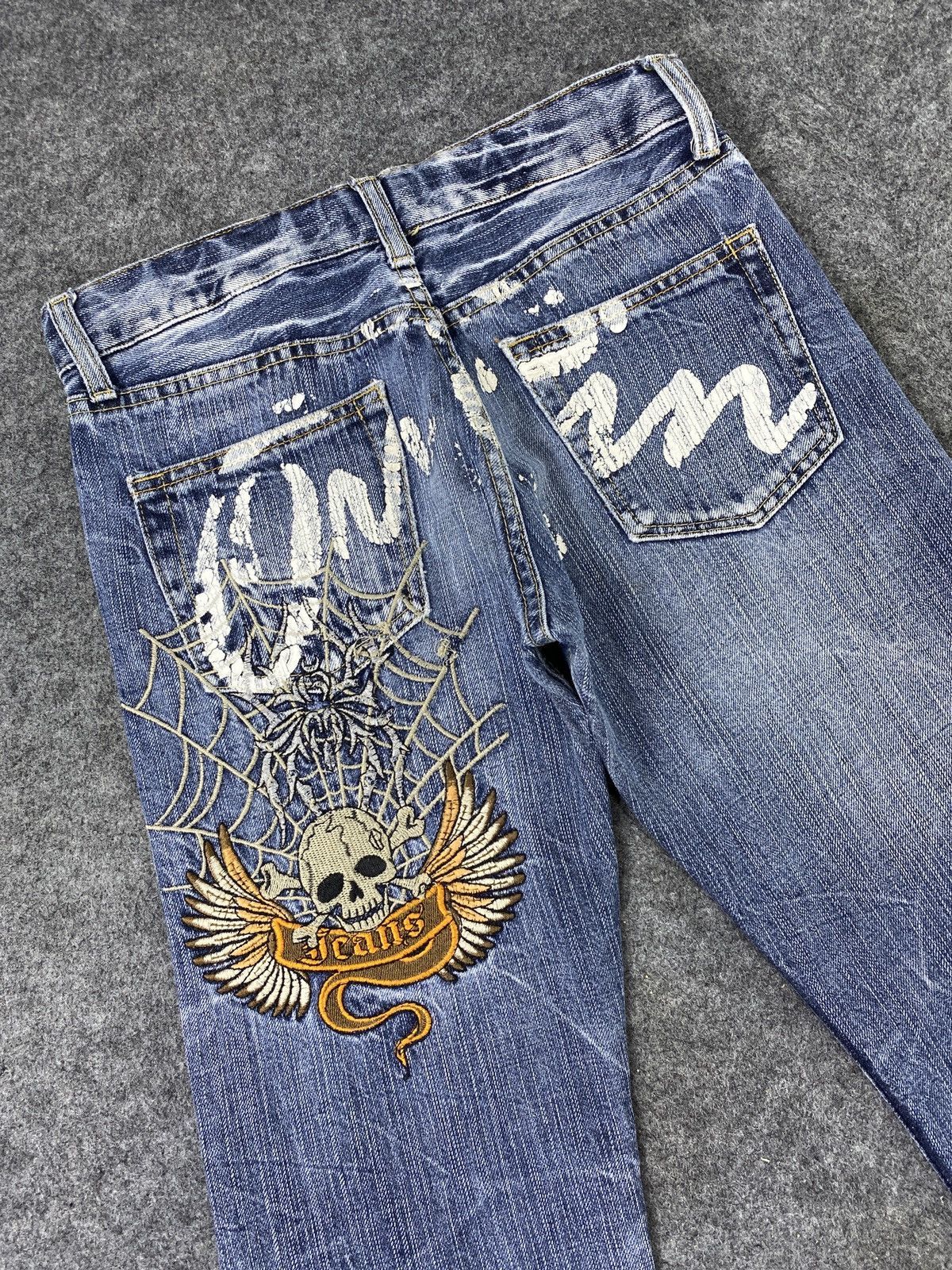 Japanese Brand Oririn Blue Wash Jeans - J1002 Size US 28 / EU 44 - 7 Thumbnail