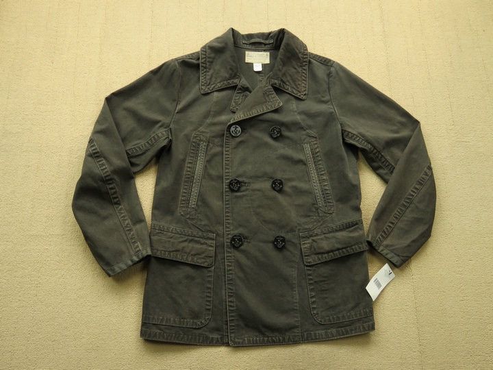 RRL Ralph Lauren Washed Canvas Peacoat Size US L / EU 52-54 / 3 - 3 Thumbnail