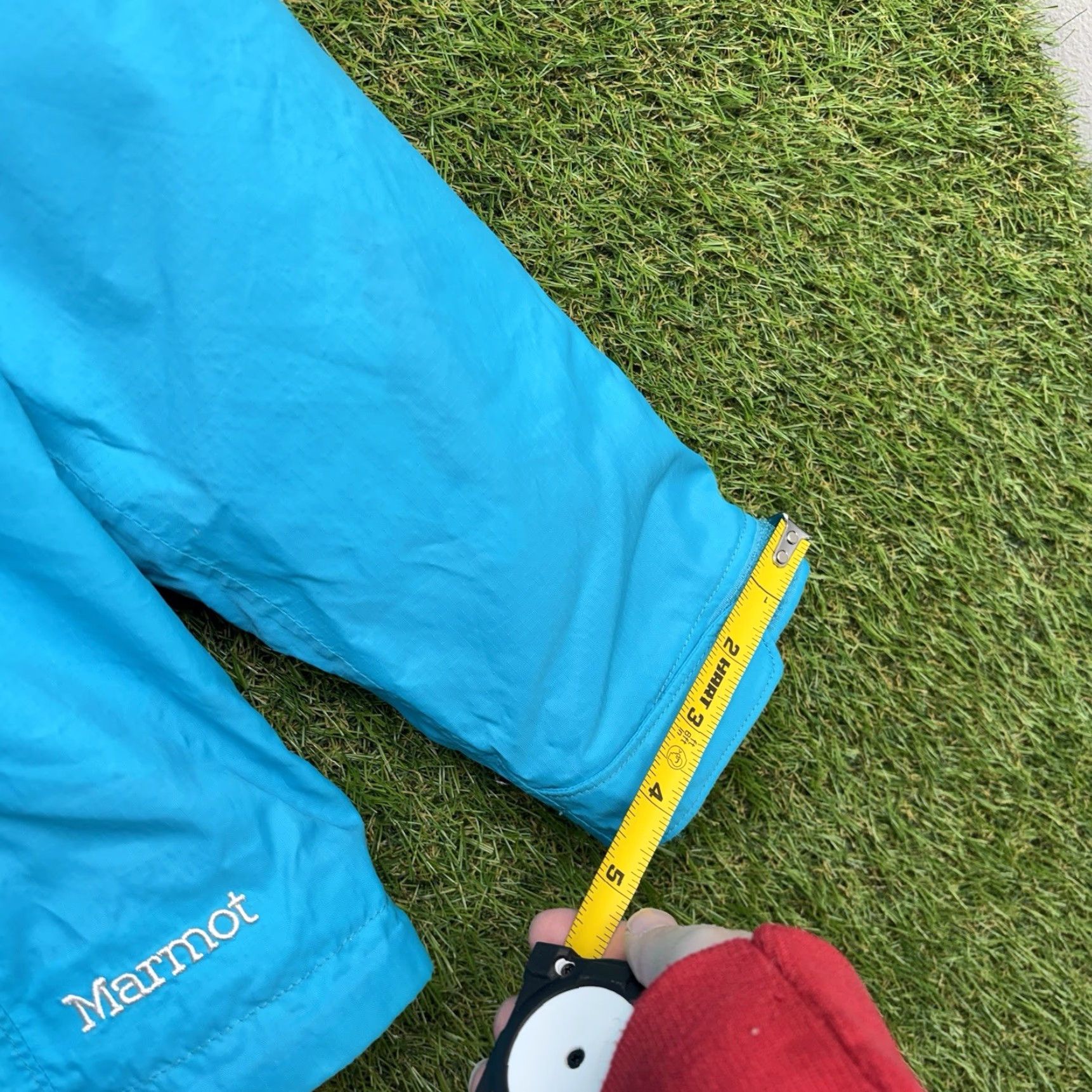 Marmot Marmot Womens Jacket Windbreaker Coat Water Proof Hooded Full Zip Blue Size S Regular Outdoor Rain Windbreaker Jacket Womens Size S / US 4 / IT 40 - 5 Thumbnail