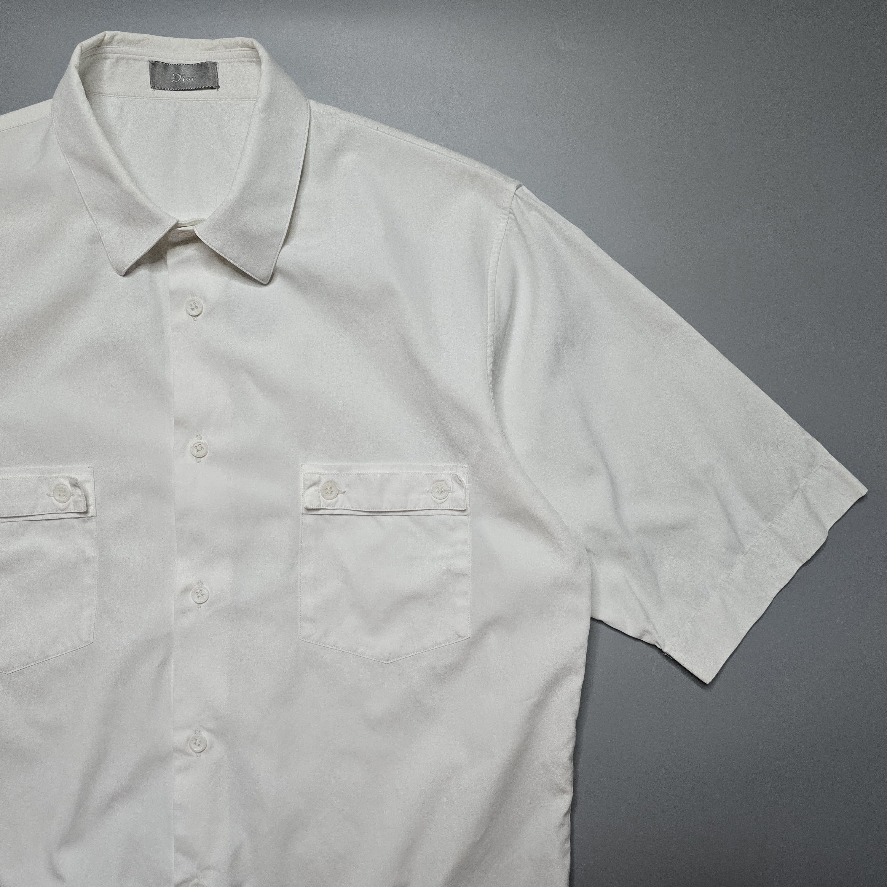 Dior Dior by Hedi Slimane - SS07 Cropped Safari Shirt Size US L / EU 52-54 / 3 - 3 Thumbnail