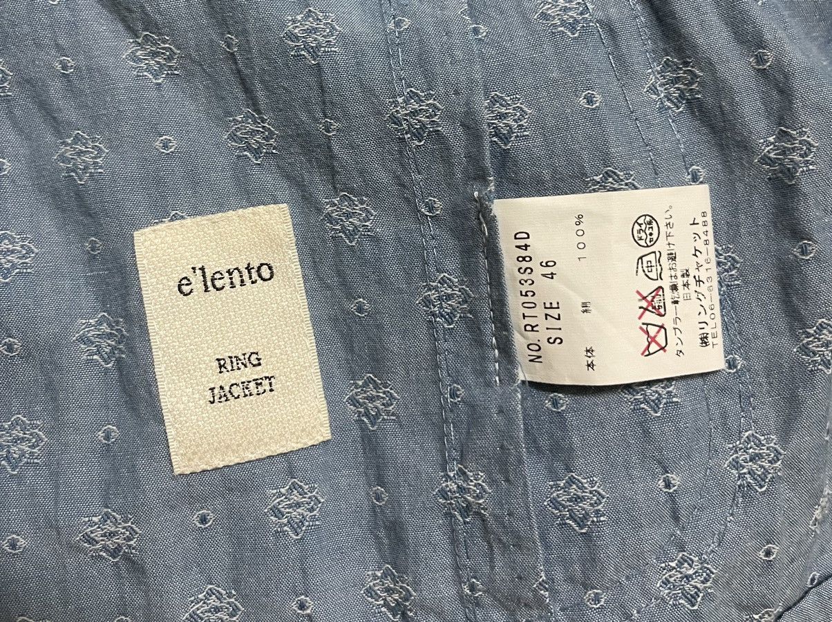 Japanese Brand × Ring Jacket E'lento Ring Jacket Japan Size 46R - 16 Thumbnail