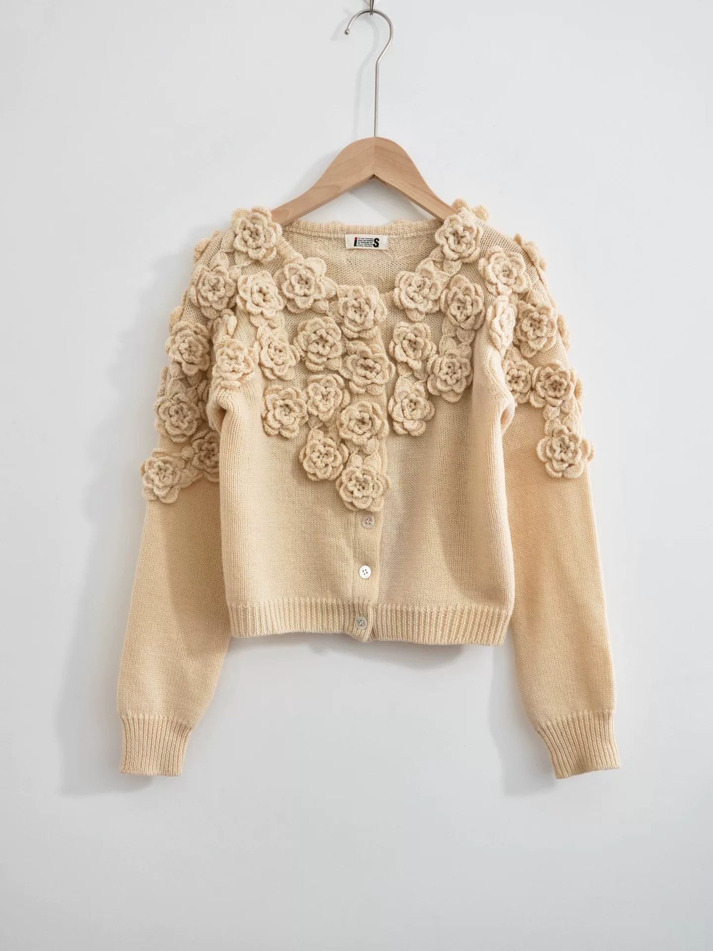 Issey Miyake issey miyake floral knitted cardigan Size M / US 6-8 / IT 42-44 - 1 Thumbnail
