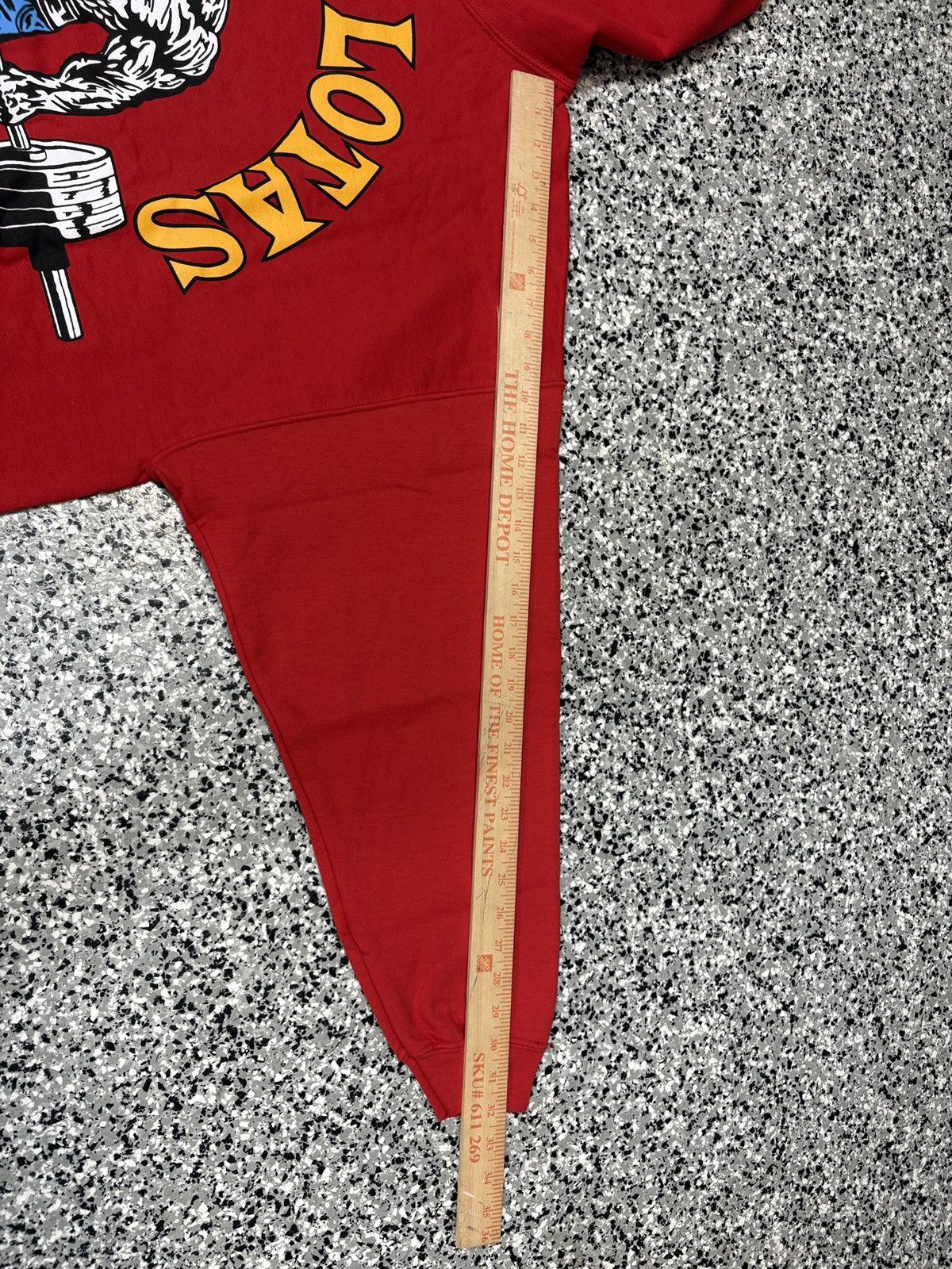 Warren Lotas 2024 Warren Lotas “Mirror Muscle Mafia” Red Hoodie Size XL Size US XL / EU 56 / 4 - 7 Thumbnail