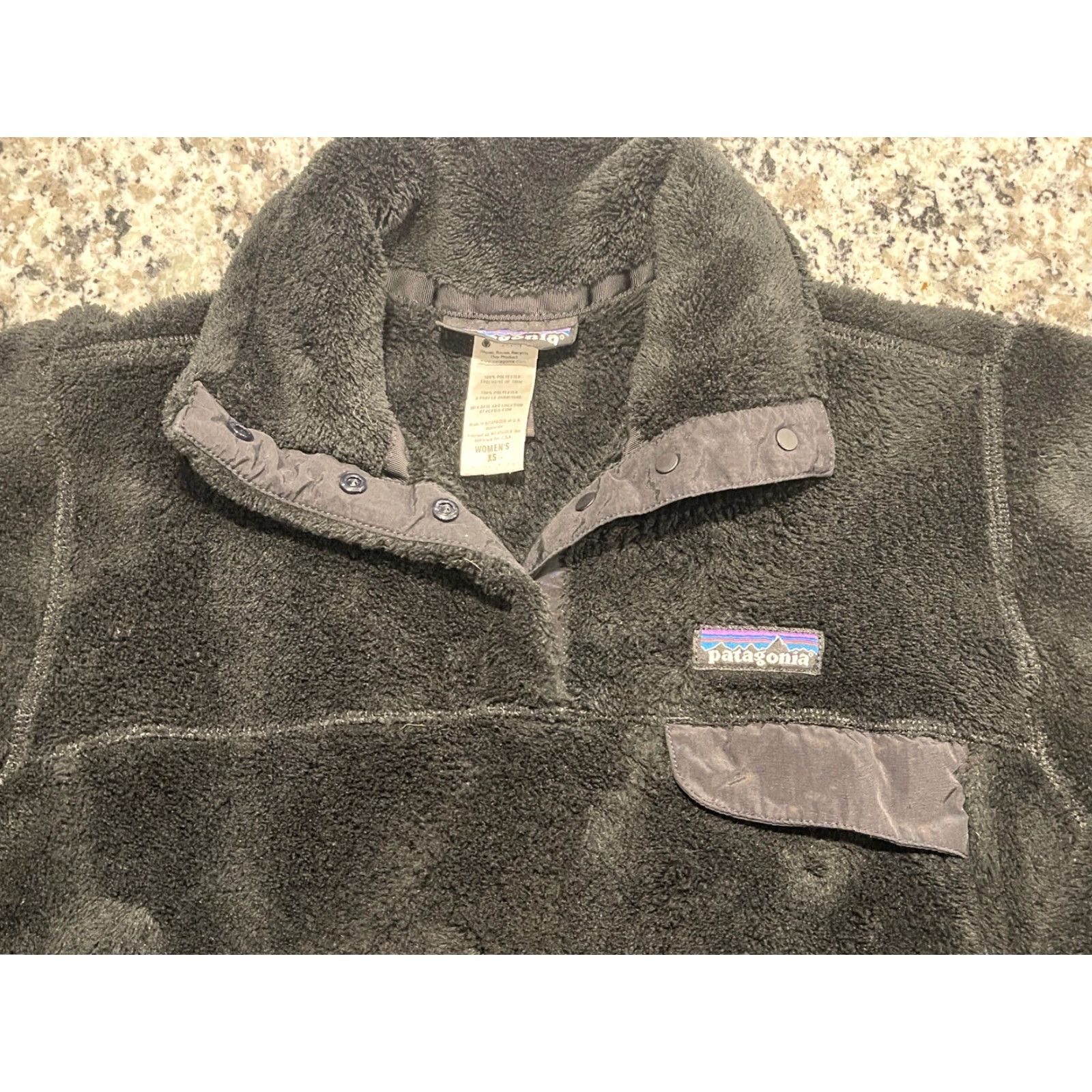 Patagonia Patagonia Los Gatos Black 1/4 Snap Pullover Fleece Sweater Jacket XS Womens Size XS / US 0-2 / IT 36-38 - 3 Thumbnail
