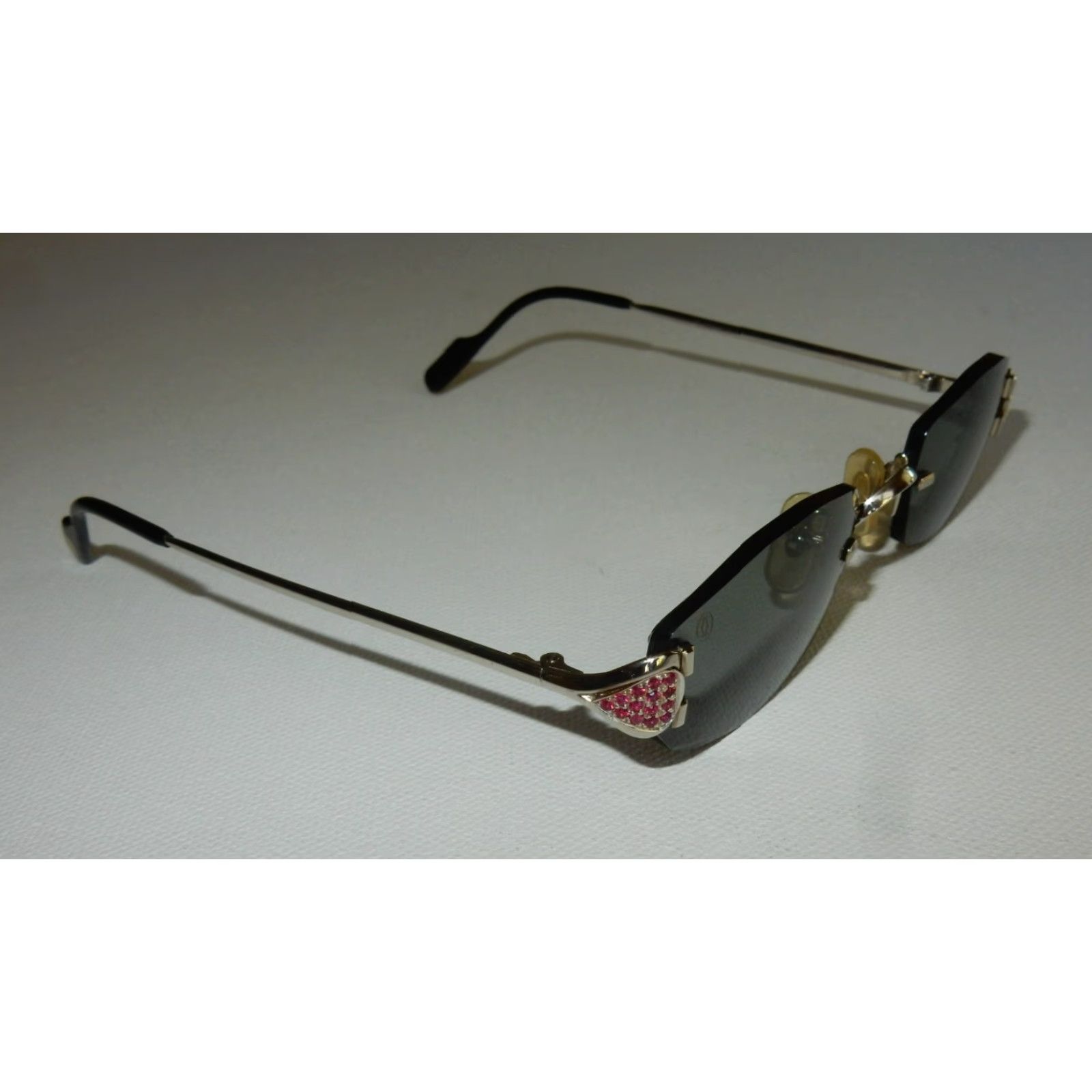 Cartier VINTAGE Cartier Sunglasses Unisex Adults 135 Silver Scratches Case Included 90s? (Need to verify decade) Size ONE SIZE - 3 Thumbnail