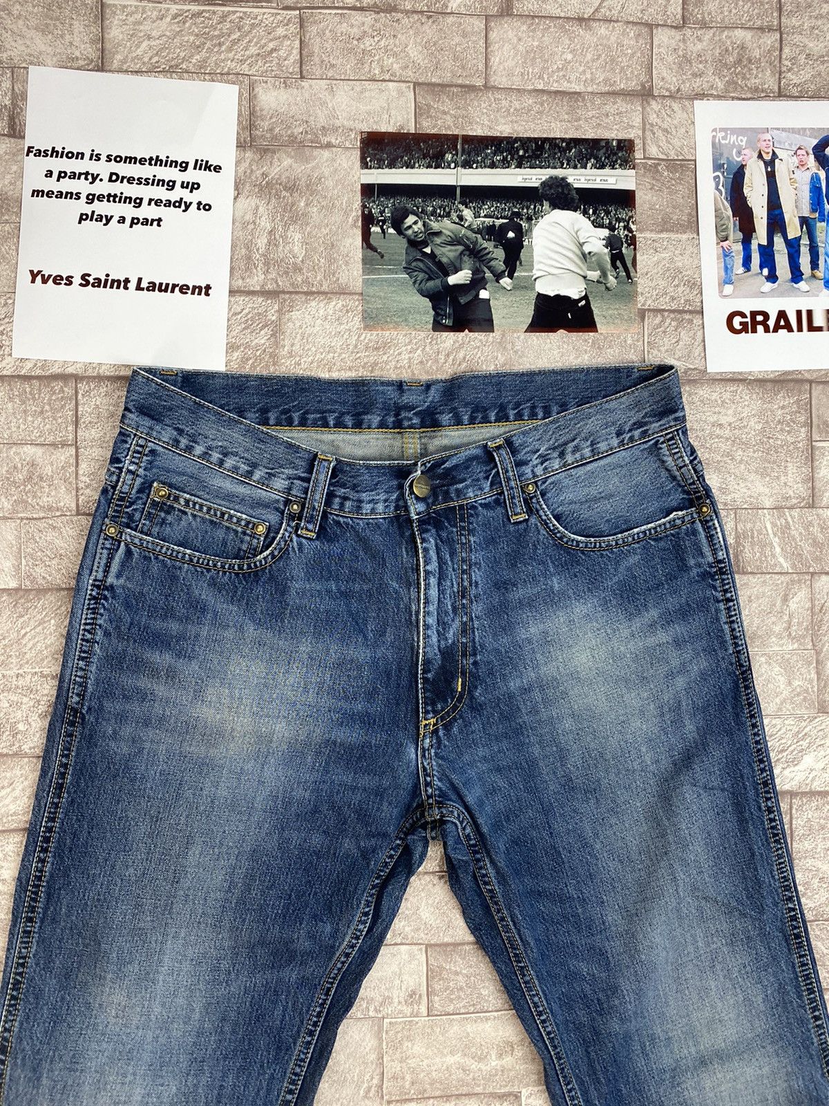 Carhartt Wip × Japanese Brand Vintage Carhartt by Y2K style Jeans Pants Size US 32 / EU 48 - 17 Thumbnail
