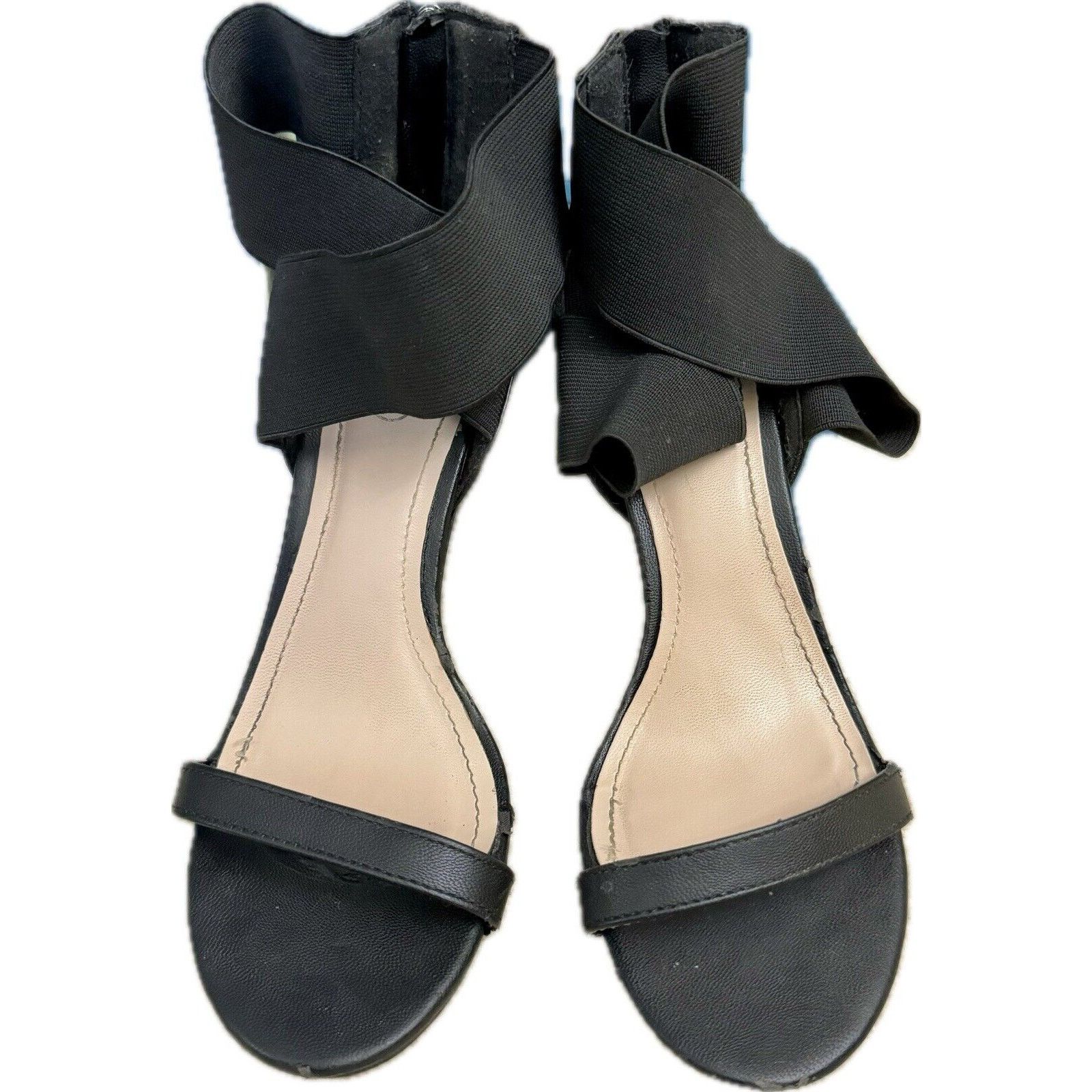 Other Deb Black Strappy Open Toe Heels Sandals - Size 6 Size US 6 / IT 36 - 1 Thumbnail
